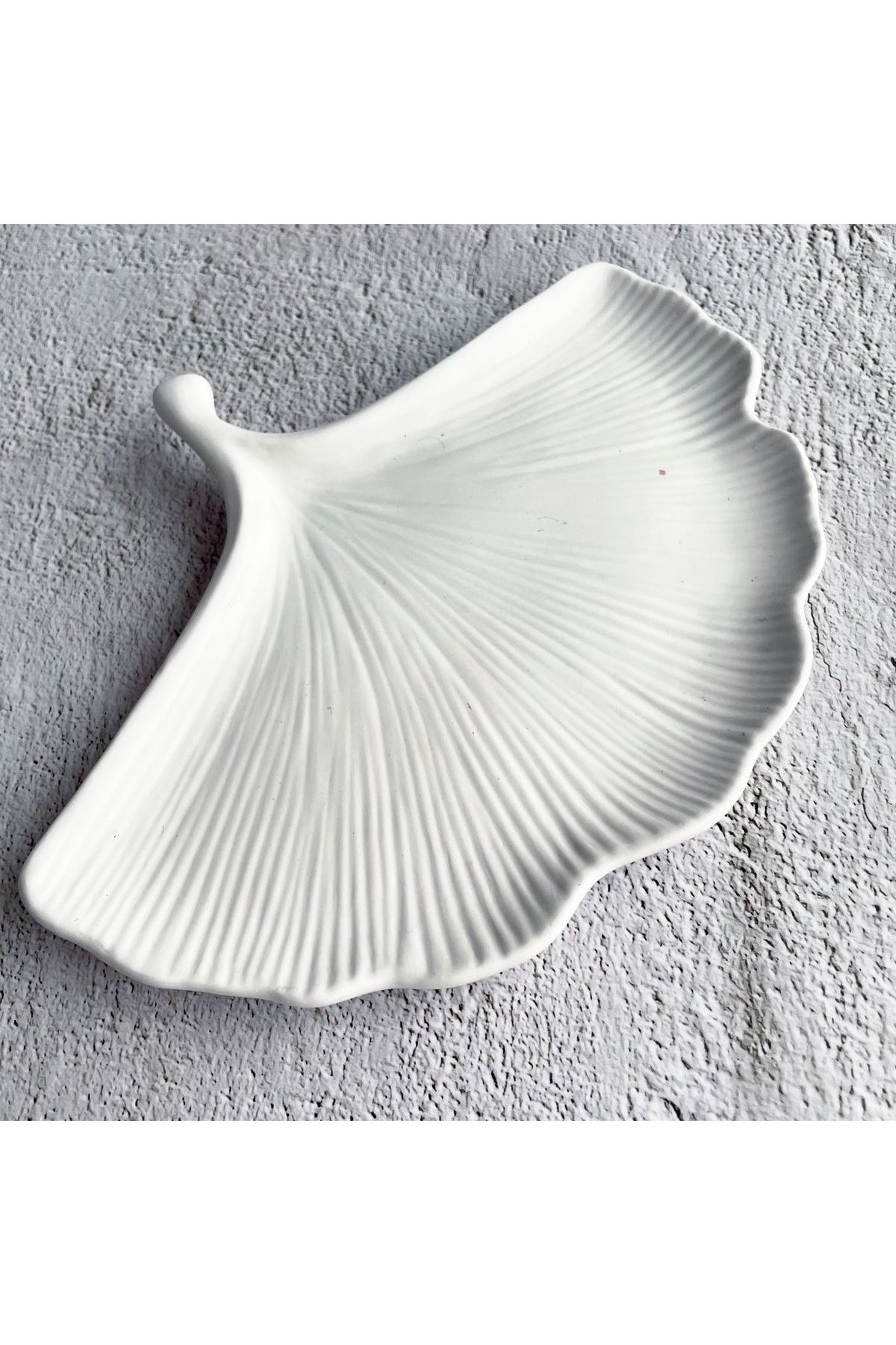 AFRALYAHOME Farfurie Decorativa Pentru Bijuterii, Farfurie Cu Stridii Din Pulbere De Piatra Lucrata Manual, Farfurie Minimalista Cu Design