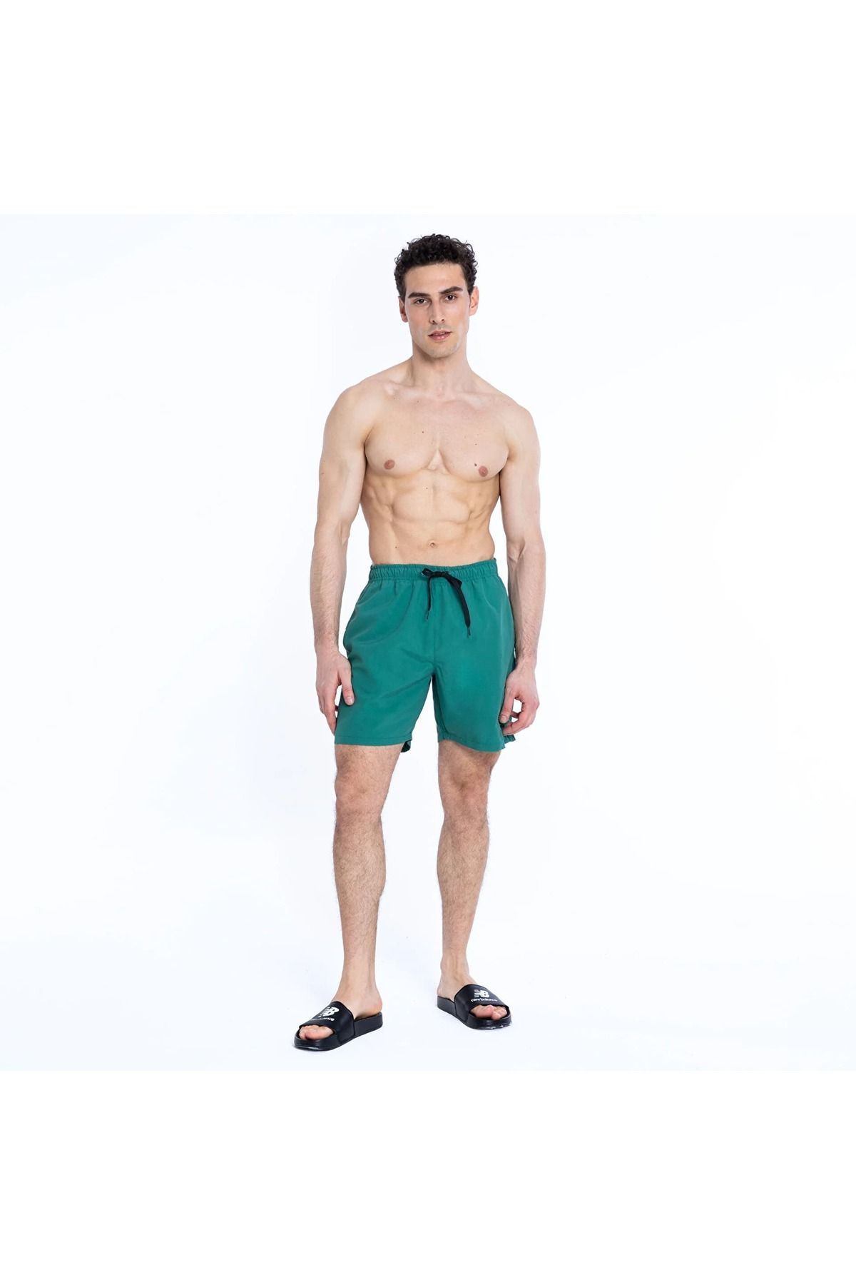 New Balance-Man Swimshorts Green Swim Shorts 2