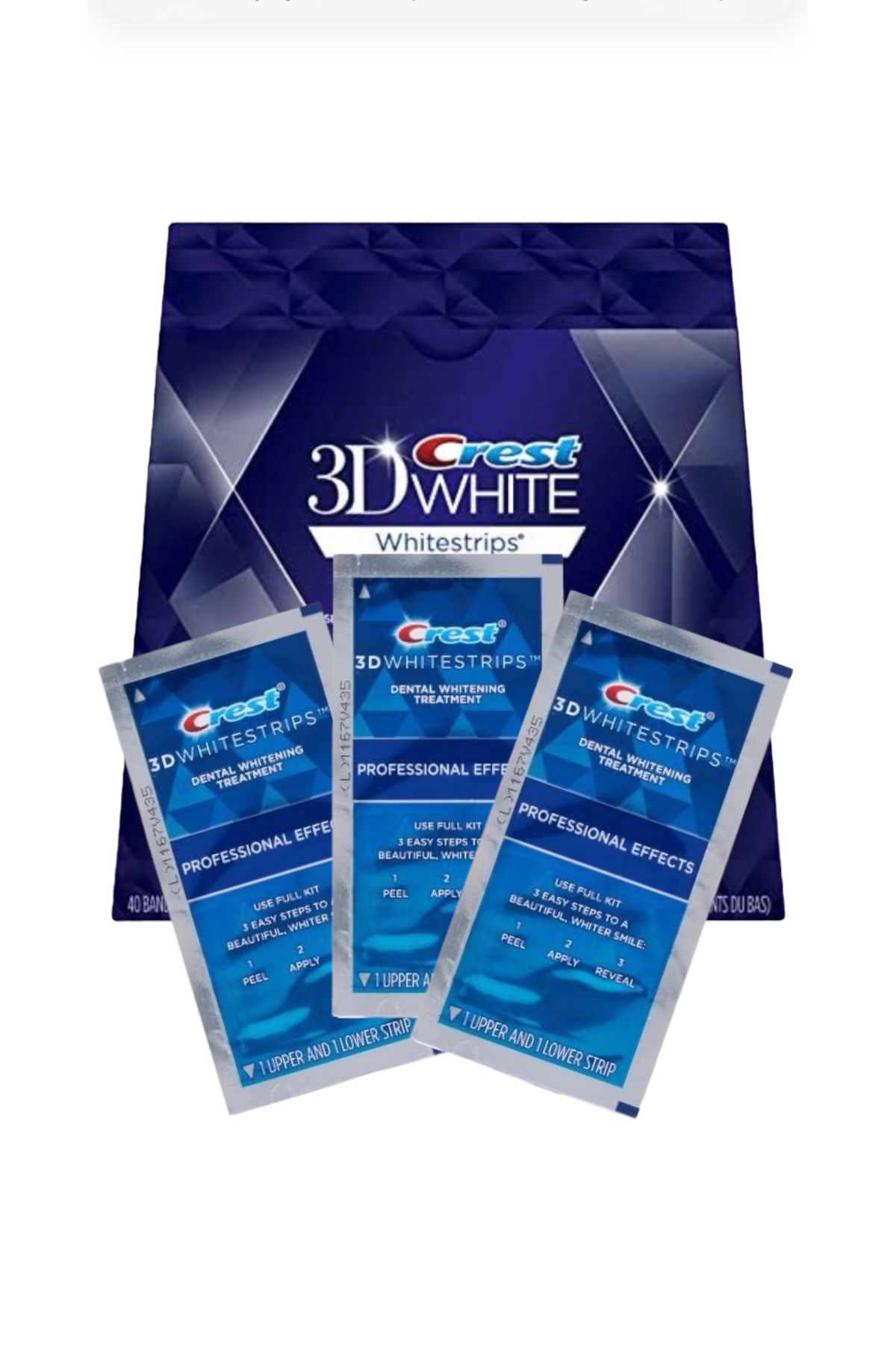 P&P Crest 3d Whitestrips Professional Effects Diş Beyazlatma Bantları (6 Bant)Crest 3d Whitestrips - 3/6