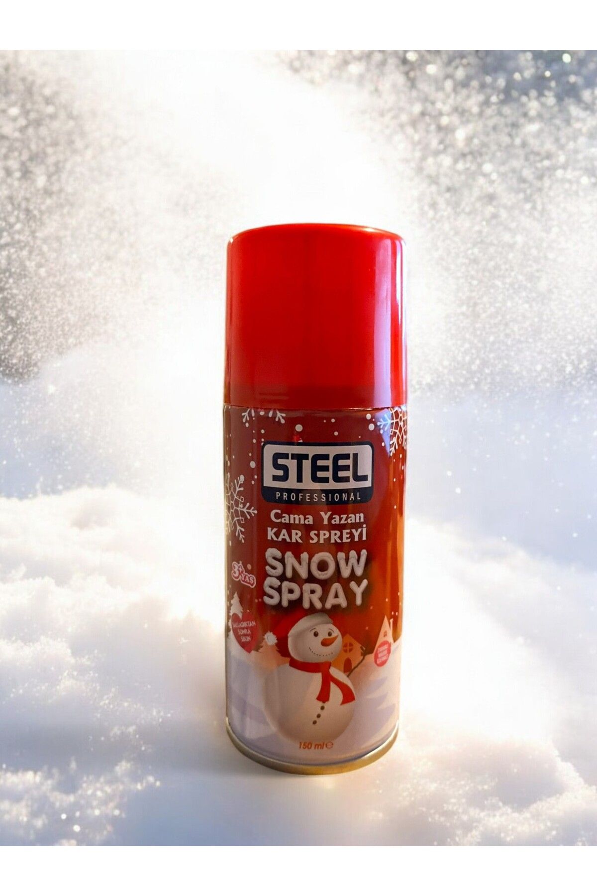 STEEL İz Yapmayan Kar Spreyi 1. Kalite Snow Sprey