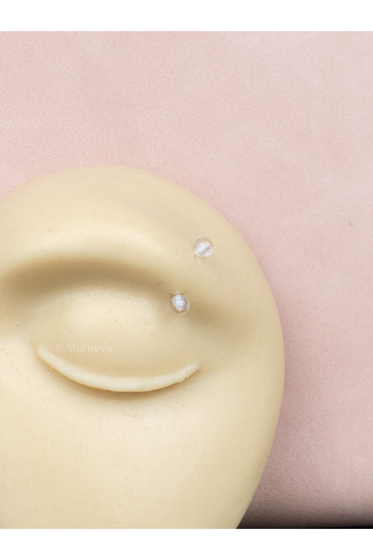 MORNEVA Şeffaf Görünmez Bioplast Daith Rook Tragus Smiley Banana Kaş Piercingi (3 Adet) görsel 4