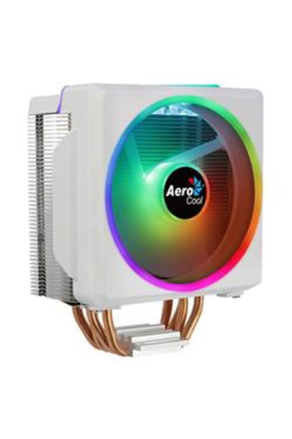 AEROCOOL Ae-cc-cyln4f-w Cylon 4f Beyaz 12cm Argb Şeffaf Fan Işlemci Soğutucu