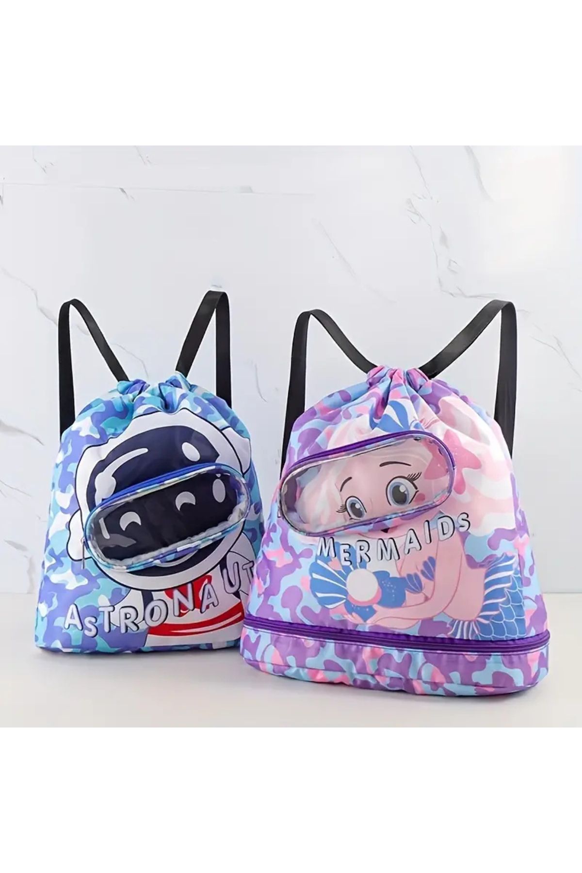 Kids-Children's Pool / Swimming Bag - Dry/Wet Compartment Feature - Waterproof 4