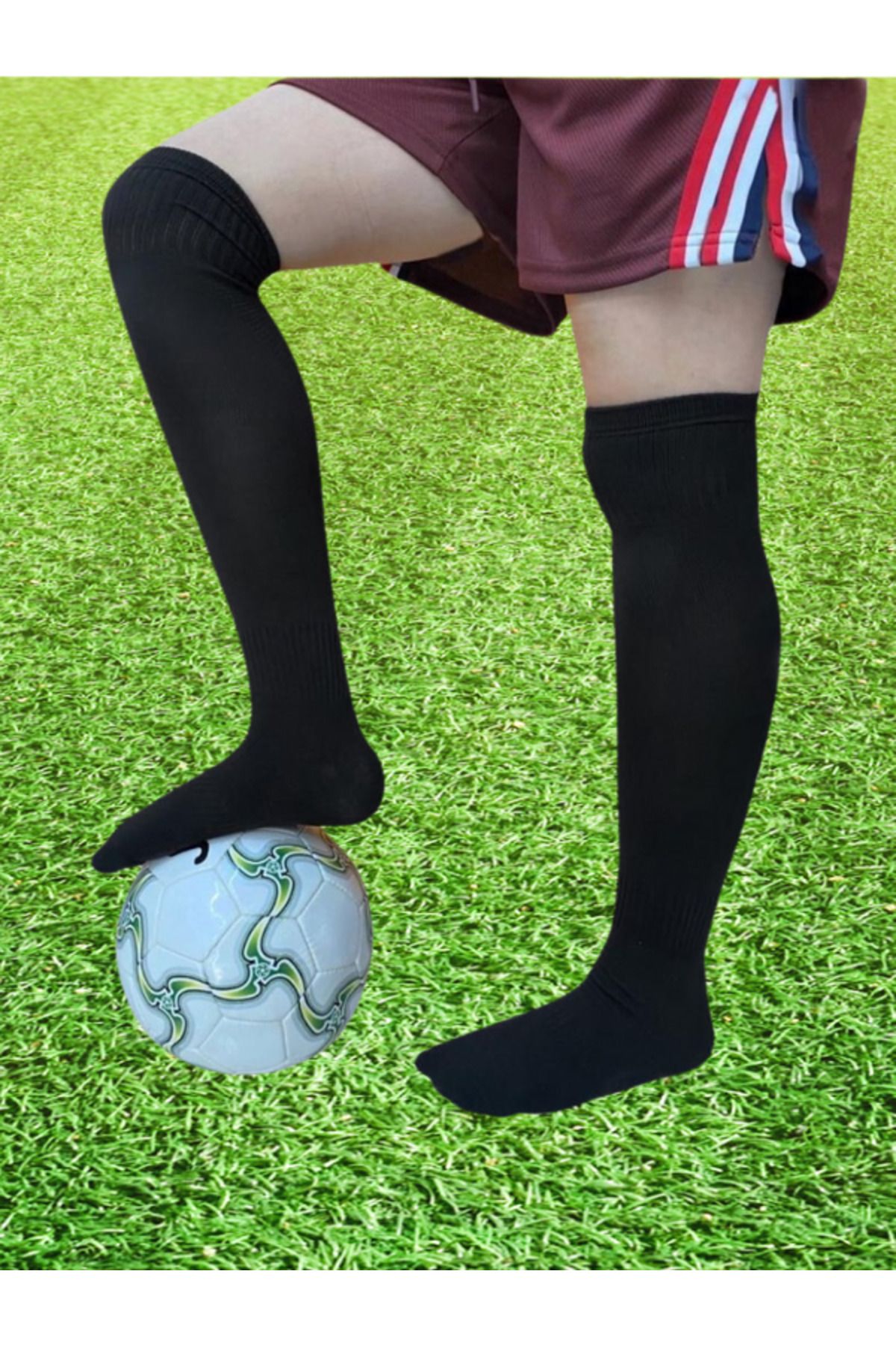Bellanora Yetişkin Futbol Maç Çorabı 37-45 Futbol Dizüstü Tozluk Futbol Halısaha Çorabı Halı Saha Çorabı