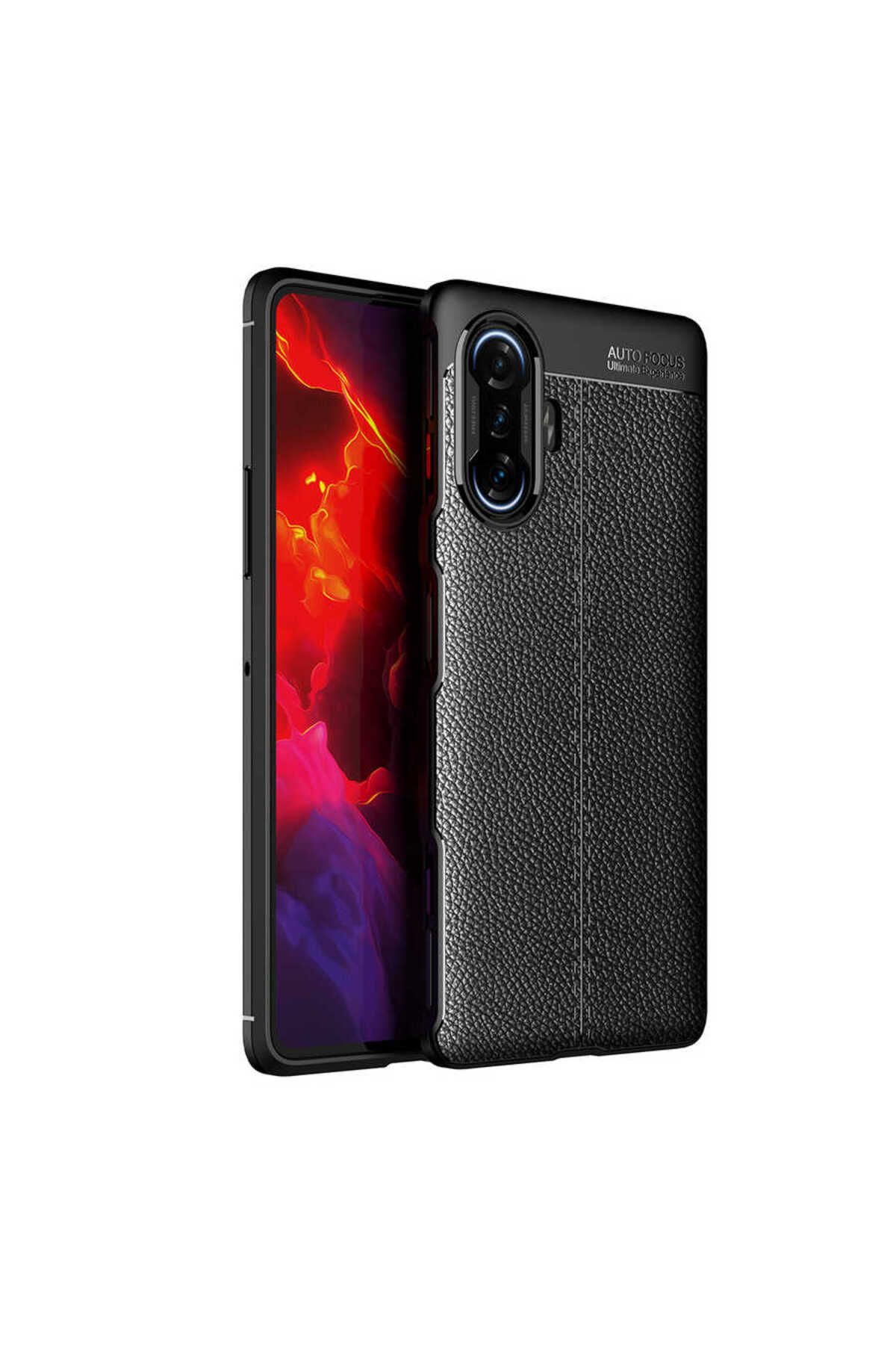 gaappy Diss Serisi Xiaomi Redmi Note 10 5G Siyah Kapak