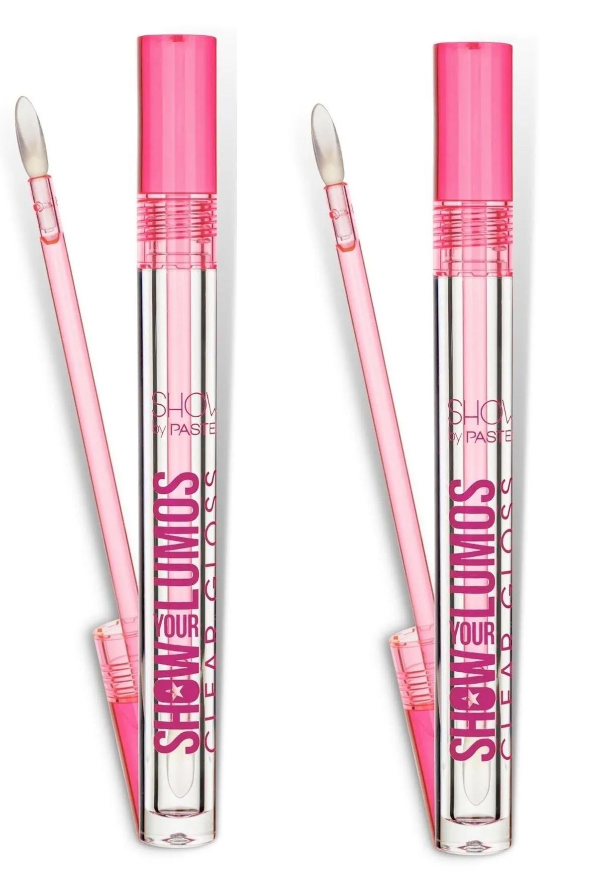 Show by Pastel-Lumos Clear Gloss Lip Gloss - X 2 Pcs 1