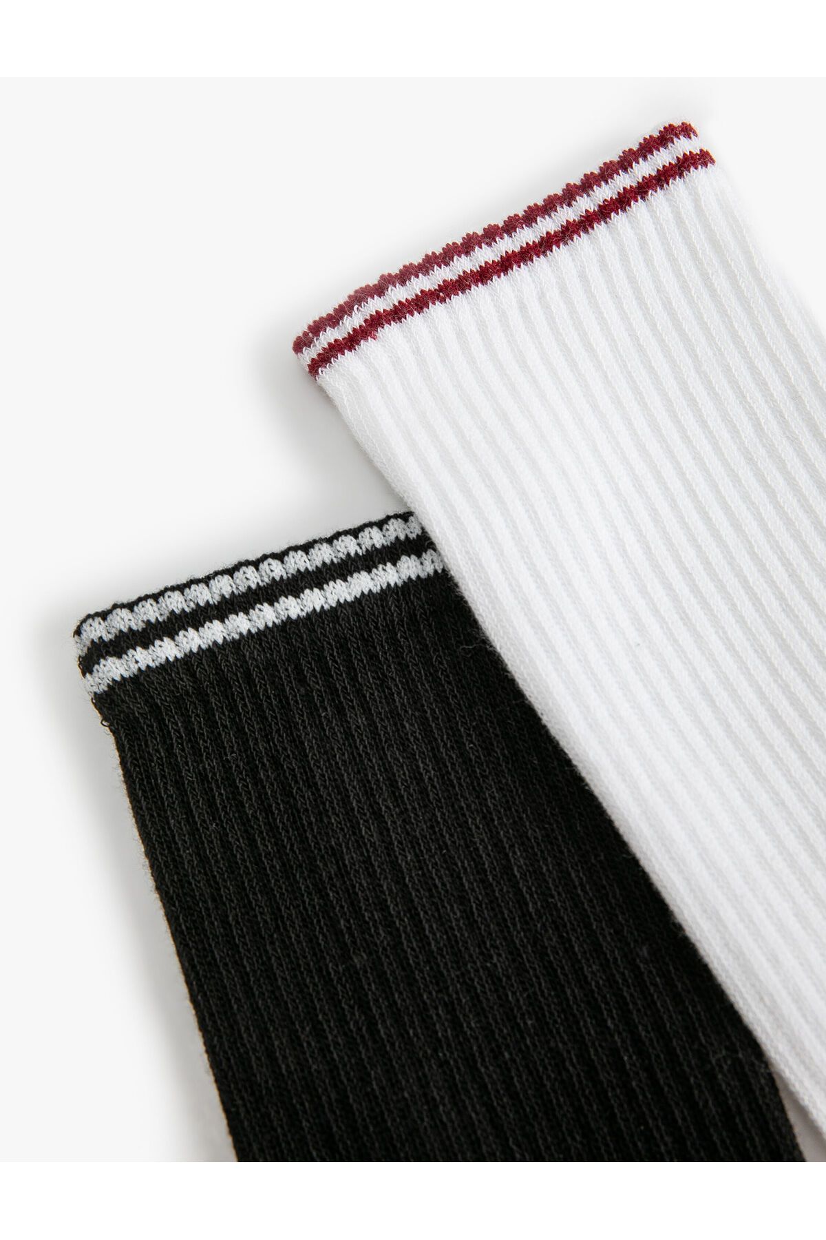 Koton-Set of 2 Socks with Multicolored Stripe Pattern 3