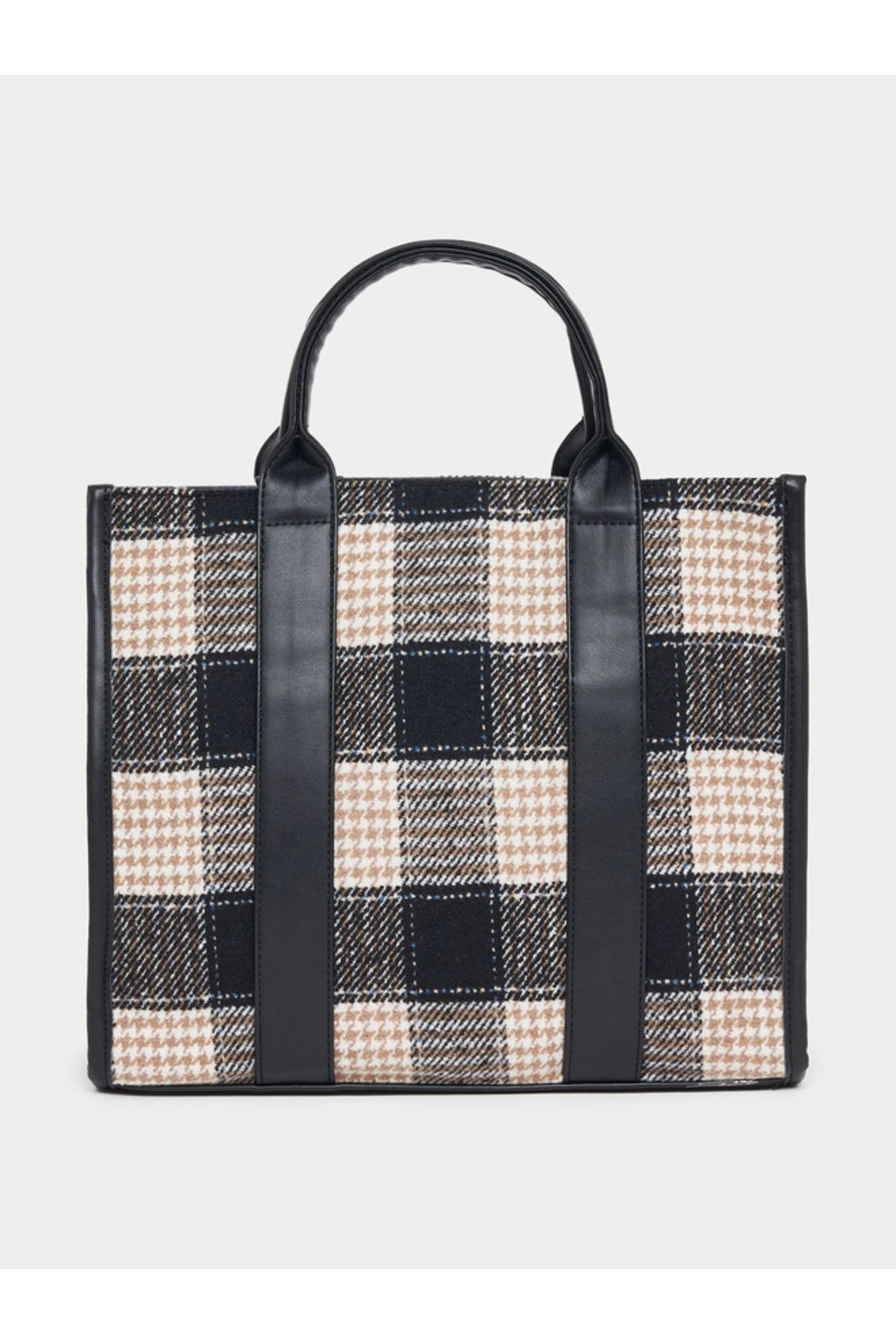 Styli-Checked Design Handbag 5