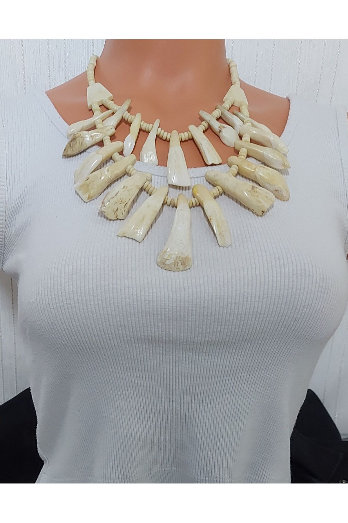 Virgo-Camel Tooth Necklace 3