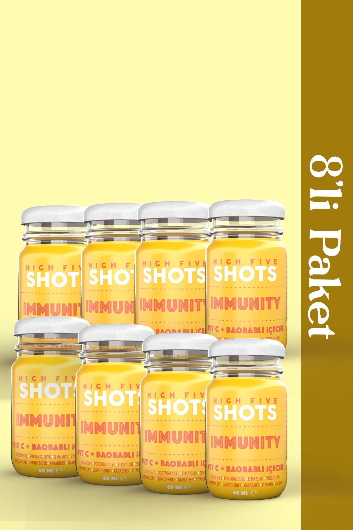 Elite Naturel High Five Shots Fonksiyonel Immunity Shot