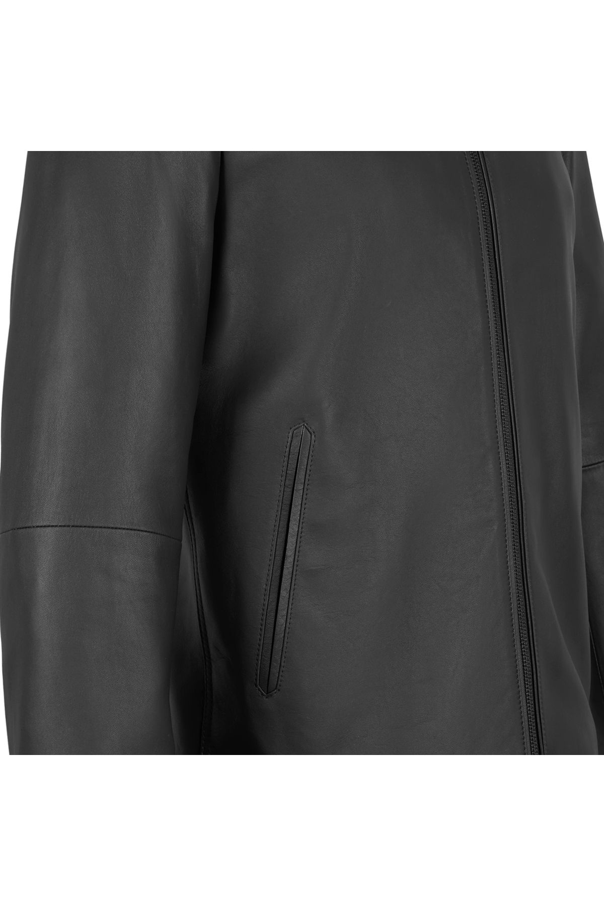 Desa-Dyami Black Men's Leather Coat 3