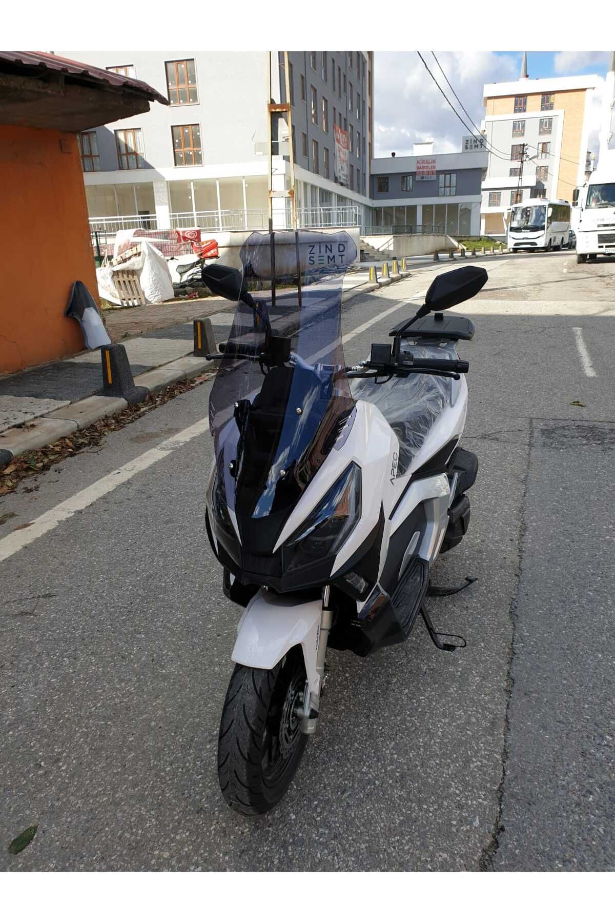 Volta Apec Apx7 Siperlik Ön Cam 2025 Model 68cm Füme Renkli 4mm ORTA BOYLU CAM