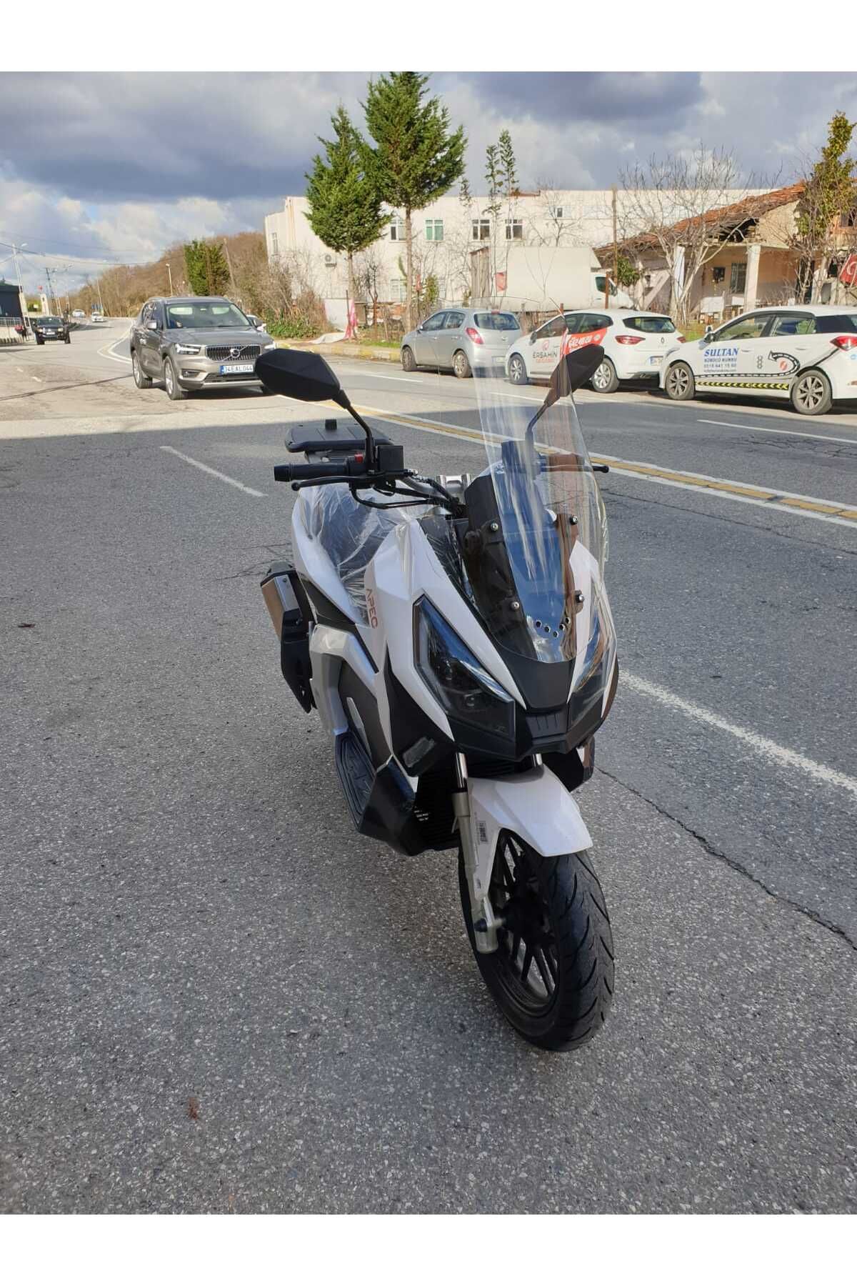 Volta Apec Apx7 Siperlik Ön Cam 2025 Model 68cm şeffaf Renkli 4mm ORTA BOYLU CAM