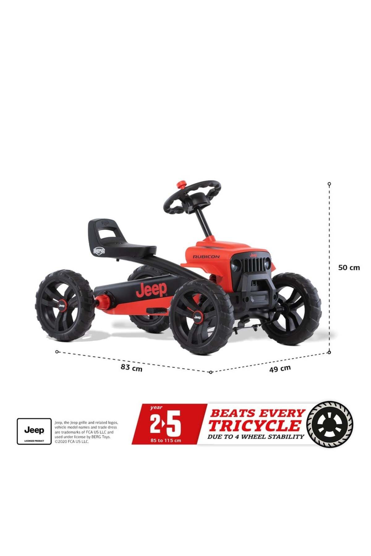 BERG Kart Berg Jeep Buzzy Rubicon - One Size