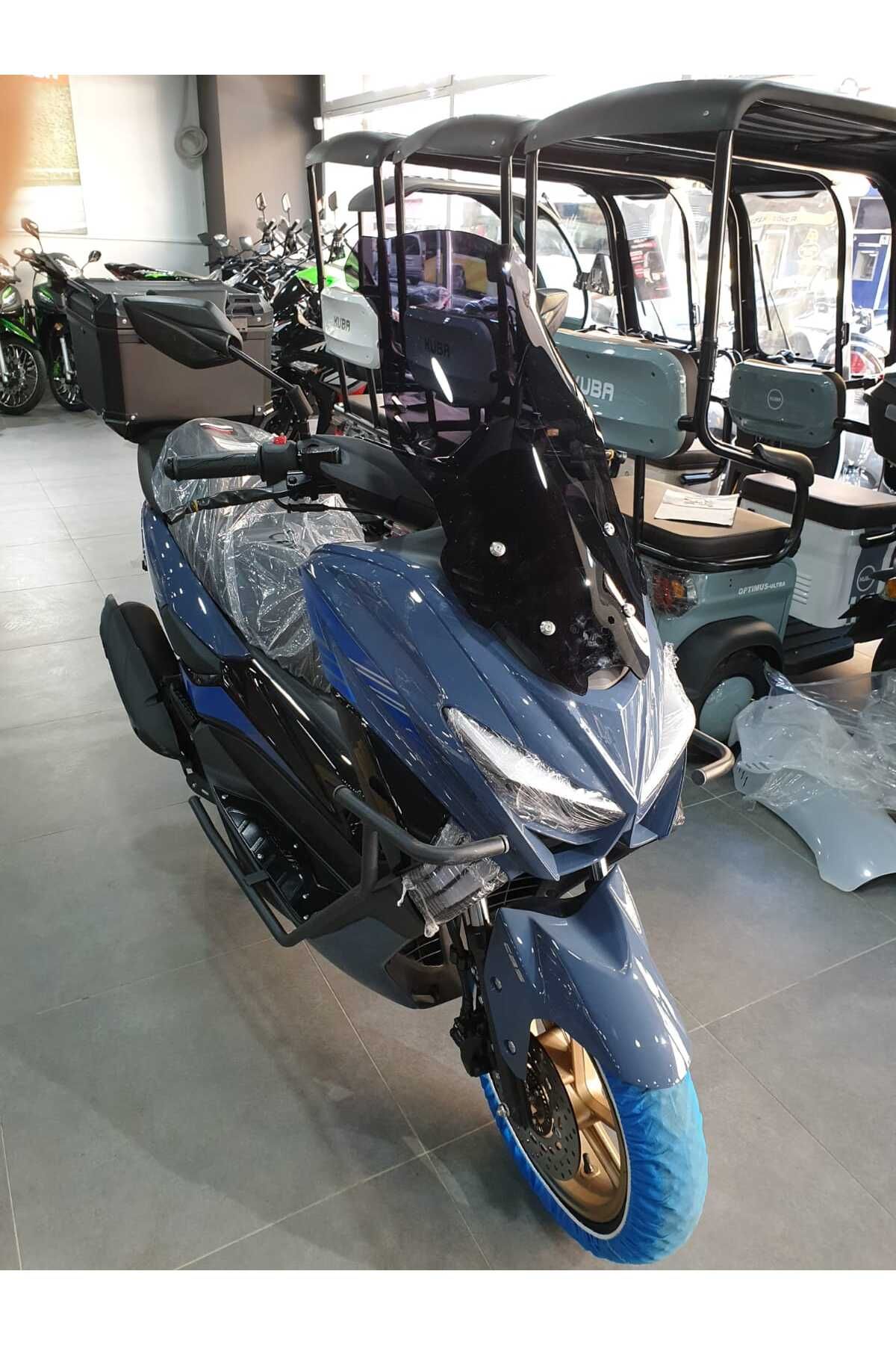 Küba Newcity 125 Siperlik Ön Cam 2023-2025 Model 65cm Siyah Renkli 4mm UZUN CAM