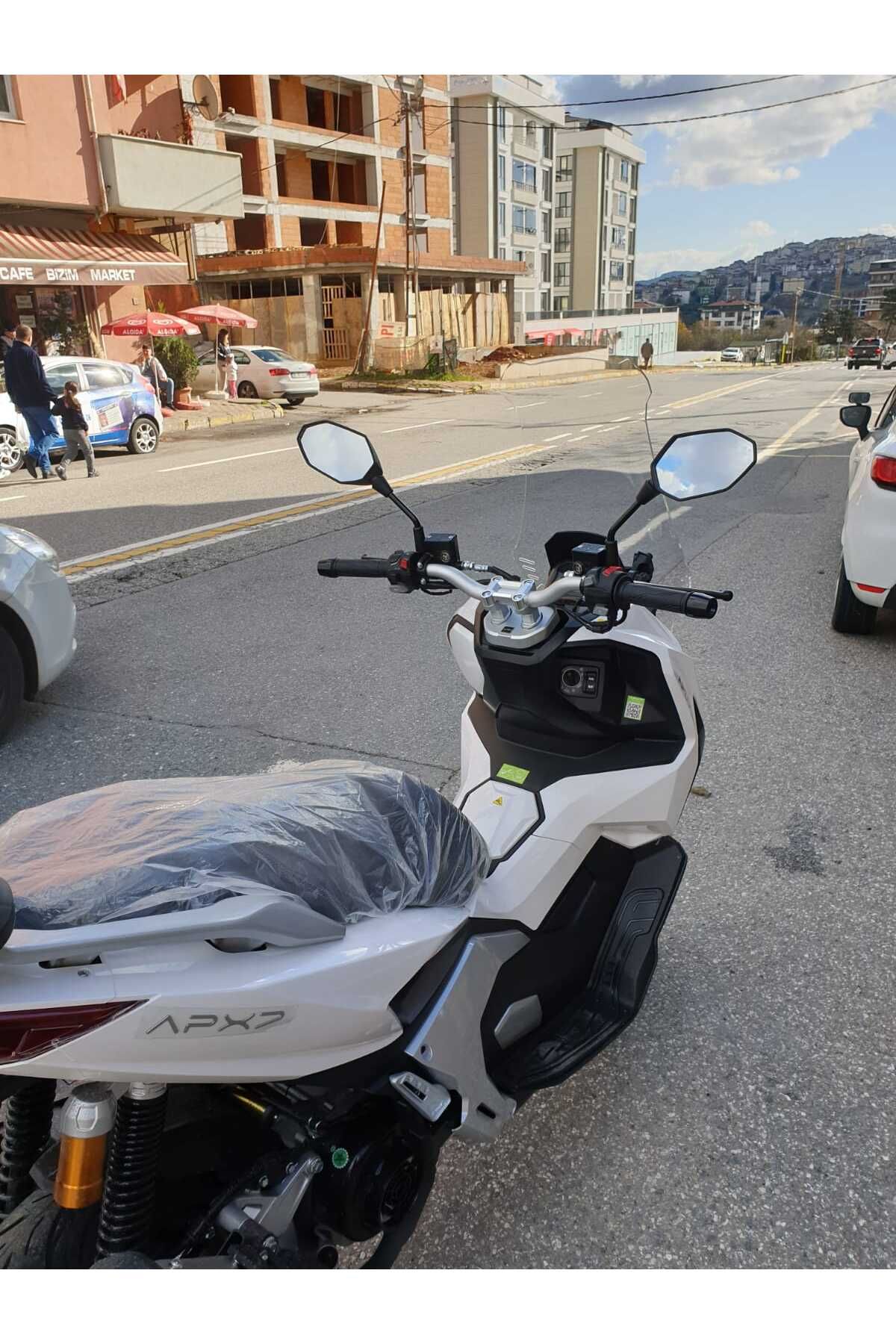 Volta Apec Apx7 Siperlik Ön Cam 2025 Model 68cm şeffaf Renkli 4mm ORTA BOYLU CAM