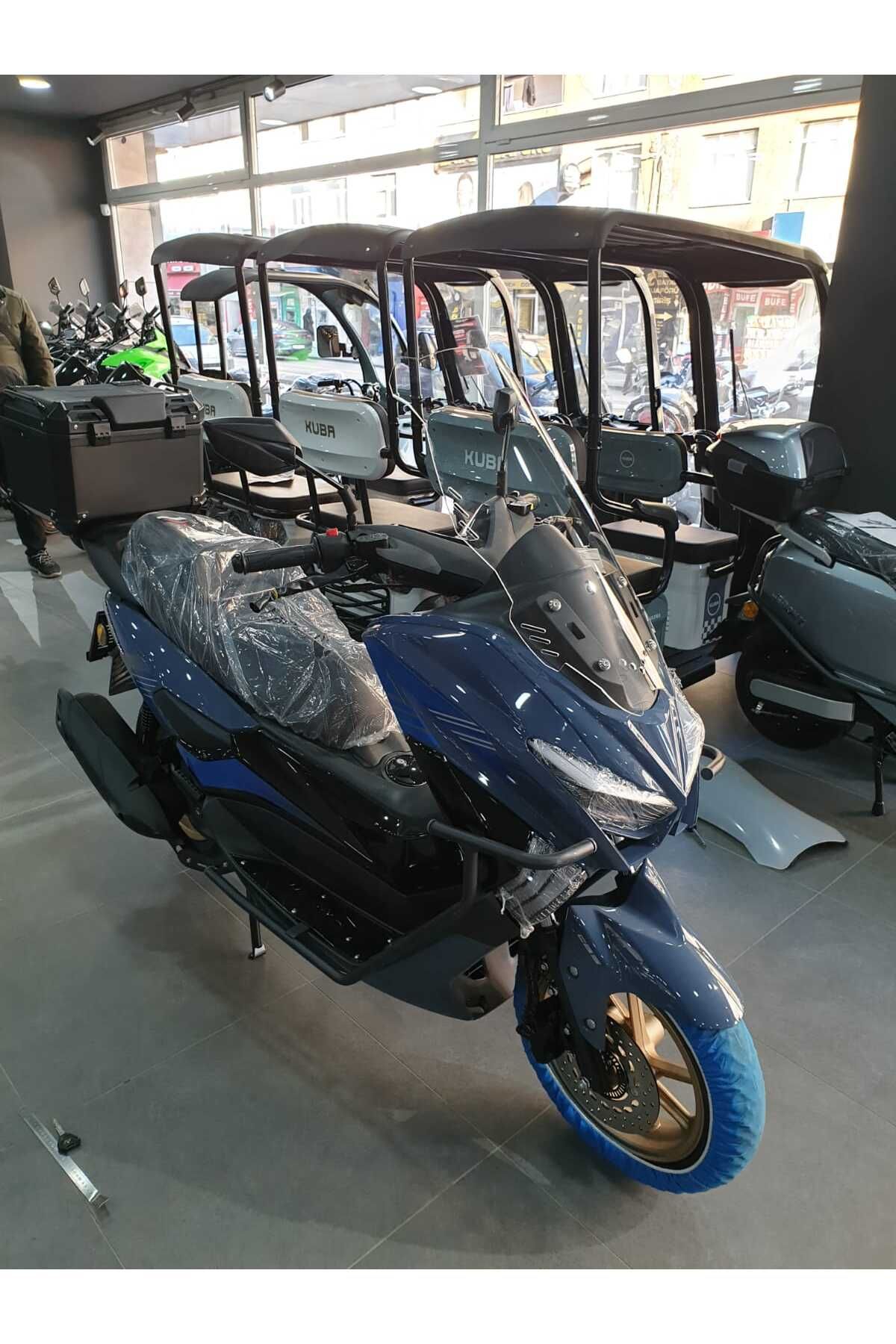 Küba Newcity 125 Siperlik Ön Cam 2023-2025 Model 65cm Şeffaf Renkli 4mm UZUN CAM