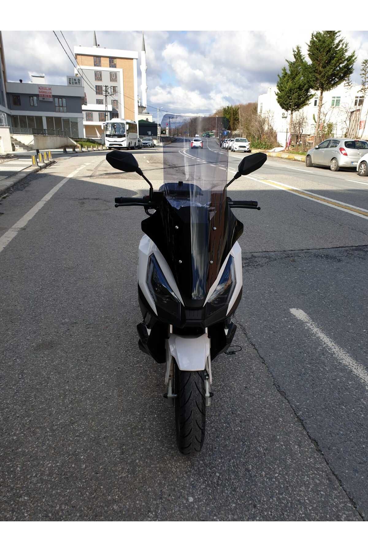 Volta Apec Apx7 Siperlik Ön Cam 2025 Model 78cm Füme Renkli 4mm UZUN CAM