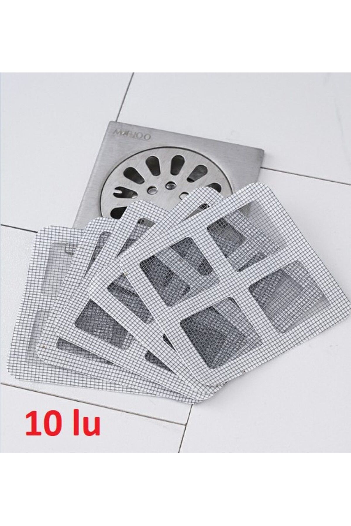 Serero 10 Lu Lavabo Süzgeci, Banyo Gider Süzgeci, Sineklik Tamir Kiti