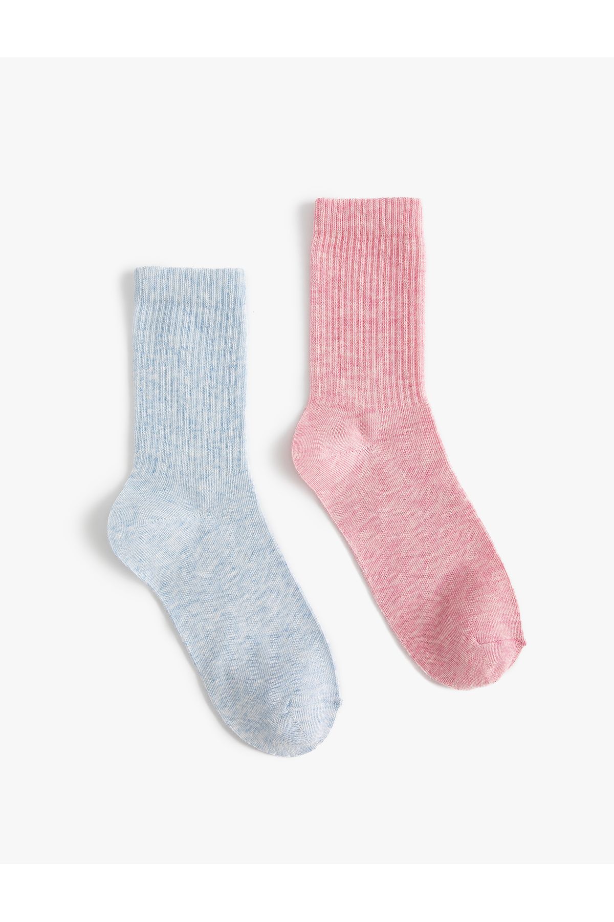 Koton-Set de șosete colorate texturate din 2 piese 2