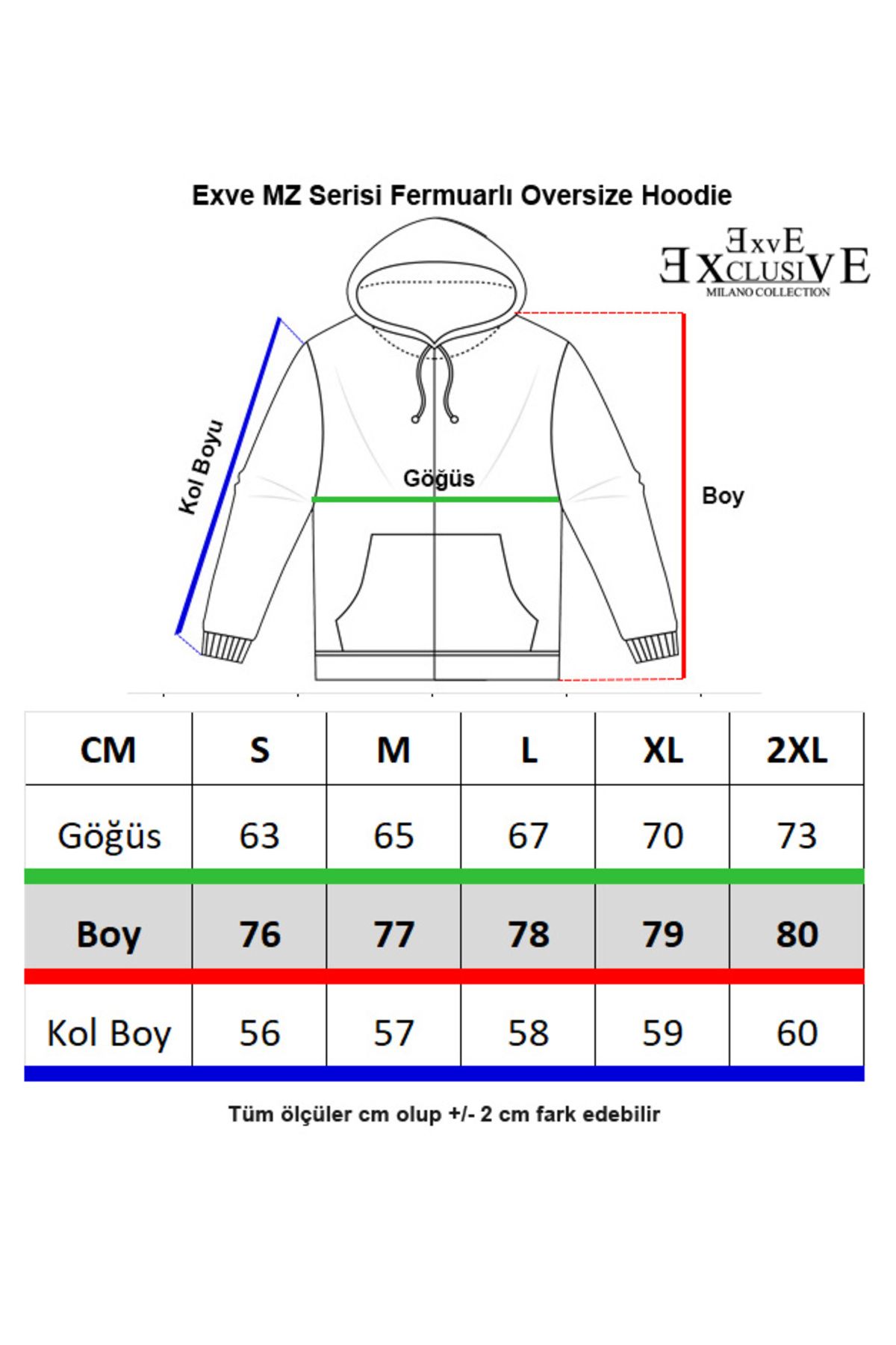 Exve Exclusive-Μπεζ Basic Oversize Μαλακό Πλεκτό Χειμερινό Φούτερ με κουκούλα με φλις εσωτερικά 3 νήματα με φερμουάρ Loose Ζακέτα 8