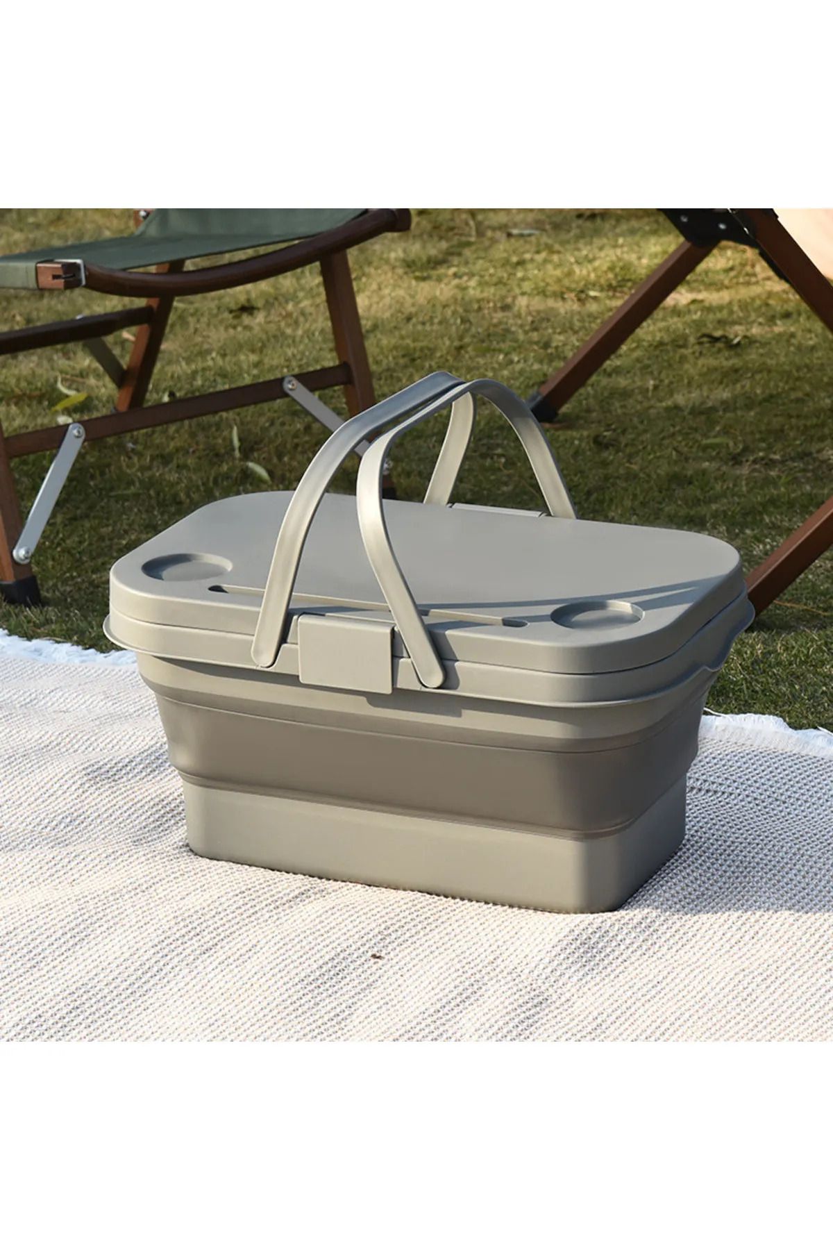 EUROFISH-Double Fork - Multi-Functional Picnic and Camping Basket 3