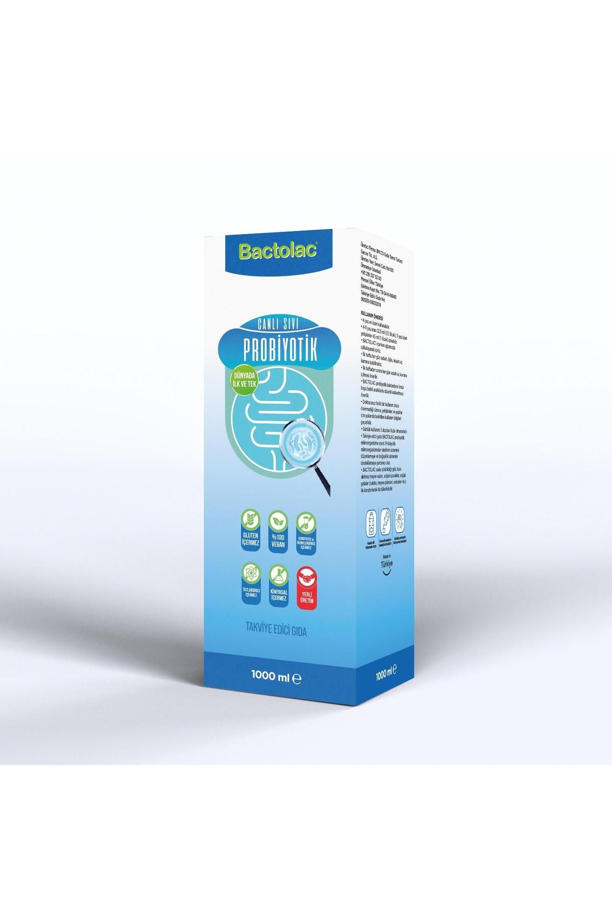 Bactolac-Active Probiotic Triple Set 3X1000Ml 8