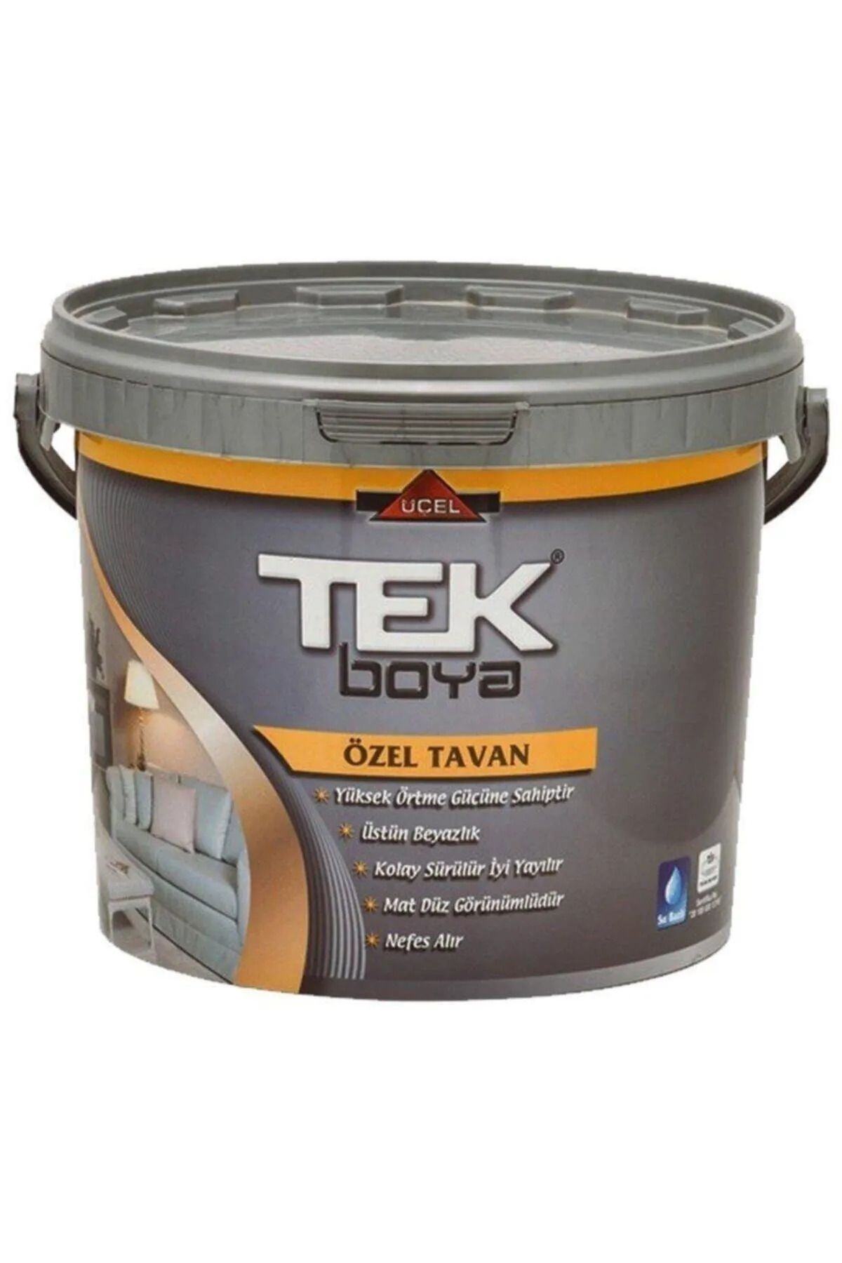 Genel Markalar Tek Tavan Boyası Beyaz 10kg 5,7lt