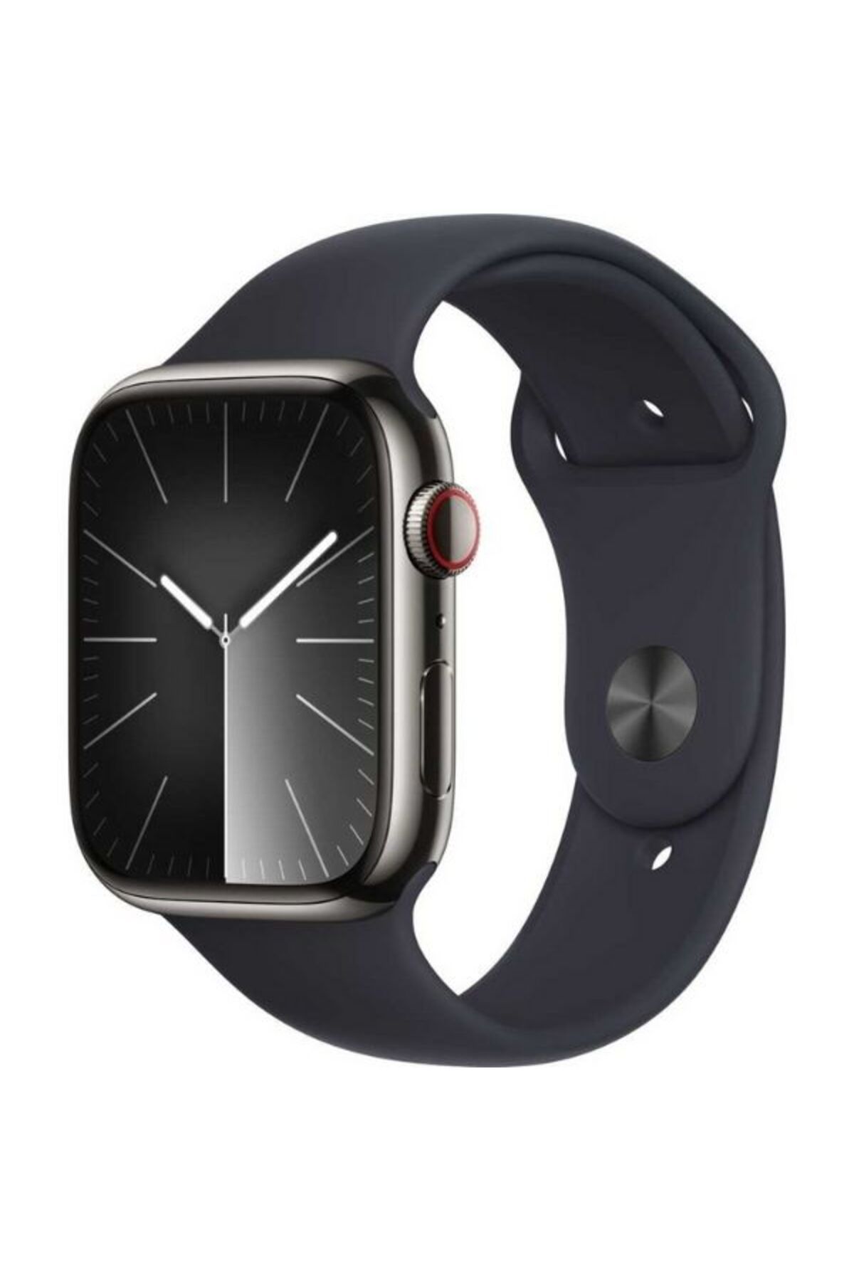 Apple-Watch Series 9 GPS + Cellular 41mm Graphite Stainless Steel Case with Midnight Sport Band 2