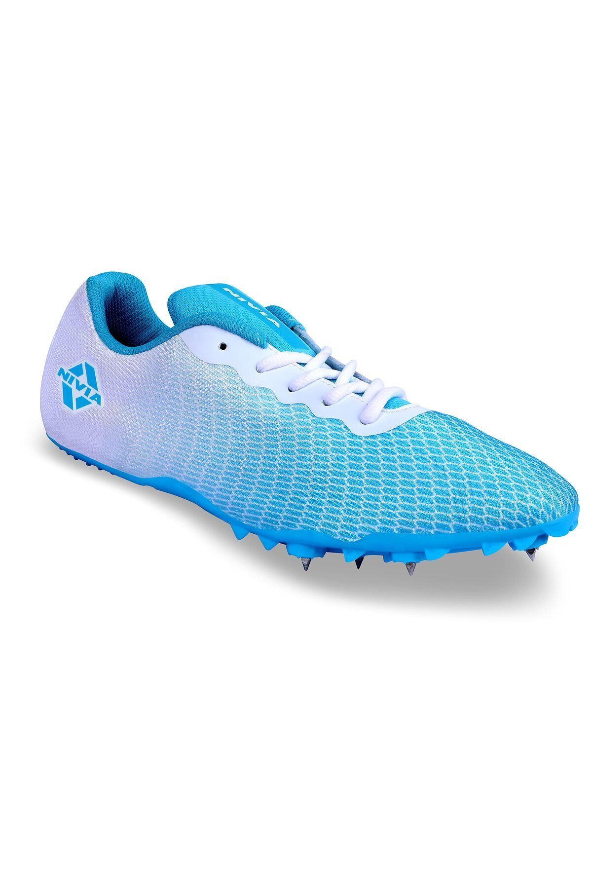 Nivia-Running Spikes Strider 2.0 | Blue | Size 10 | Fast, Comfortable Running Spikes For Men 1