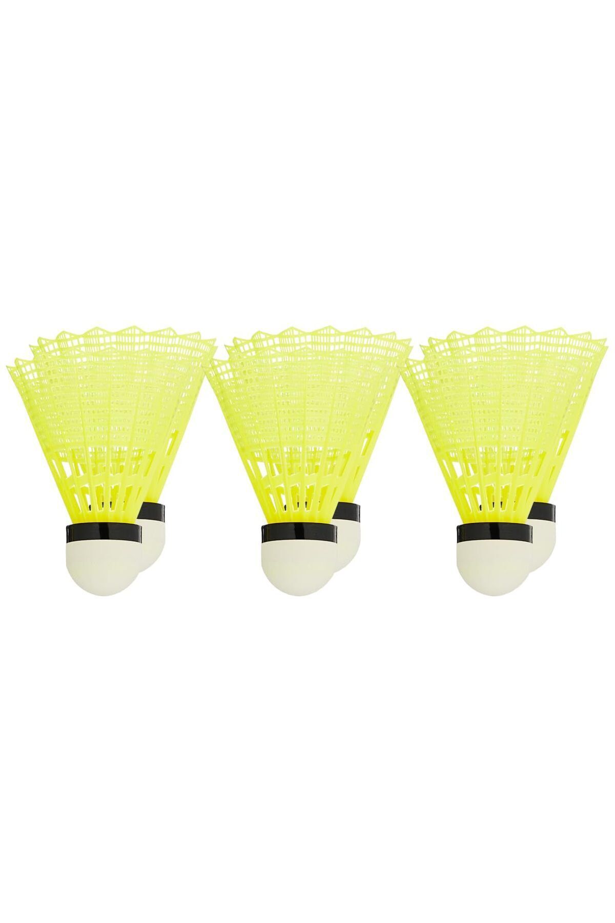 Li-Ning-Attack Nylon Badminton Shuttlecocks | Yellow | Slow Speed | Synthetic Cork | Durability 2