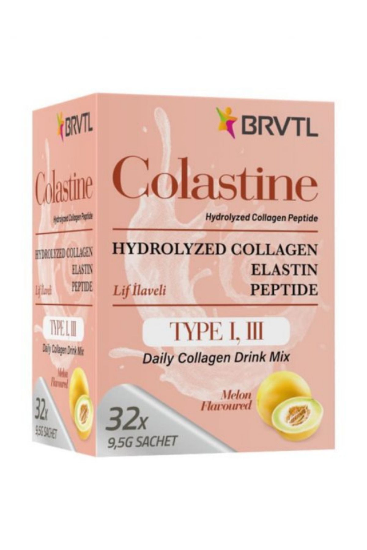 BRVTL Colastine – Hidrolize Kolajen + Elastin | 32 Saşe