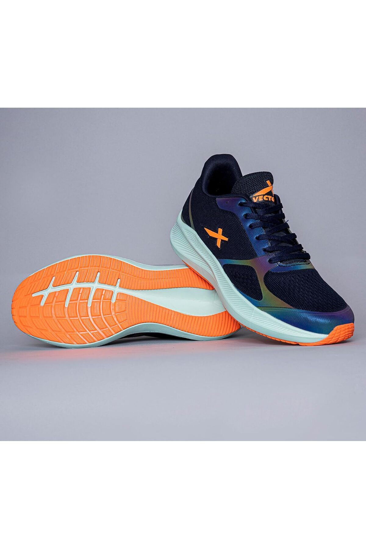 Vector X-Reflector Running/jogging Shoe | Navy | Size: 6 Uk/7 Us/40 Eu | Lightweight | Non-slip 5