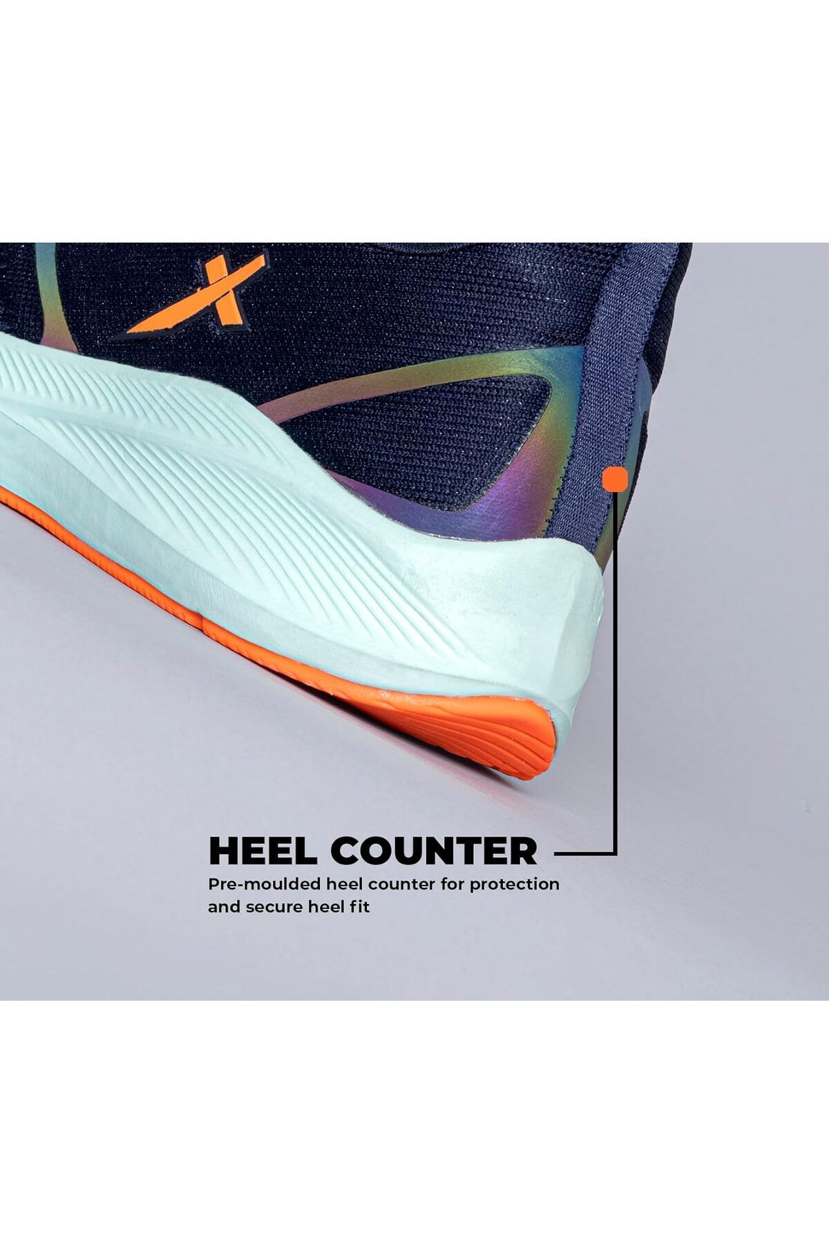 Vector X-Reflector Running/jogging Shoe | Navy | Size: 6 Uk/7 Us/40 Eu | Lightweight | Non-slip 8