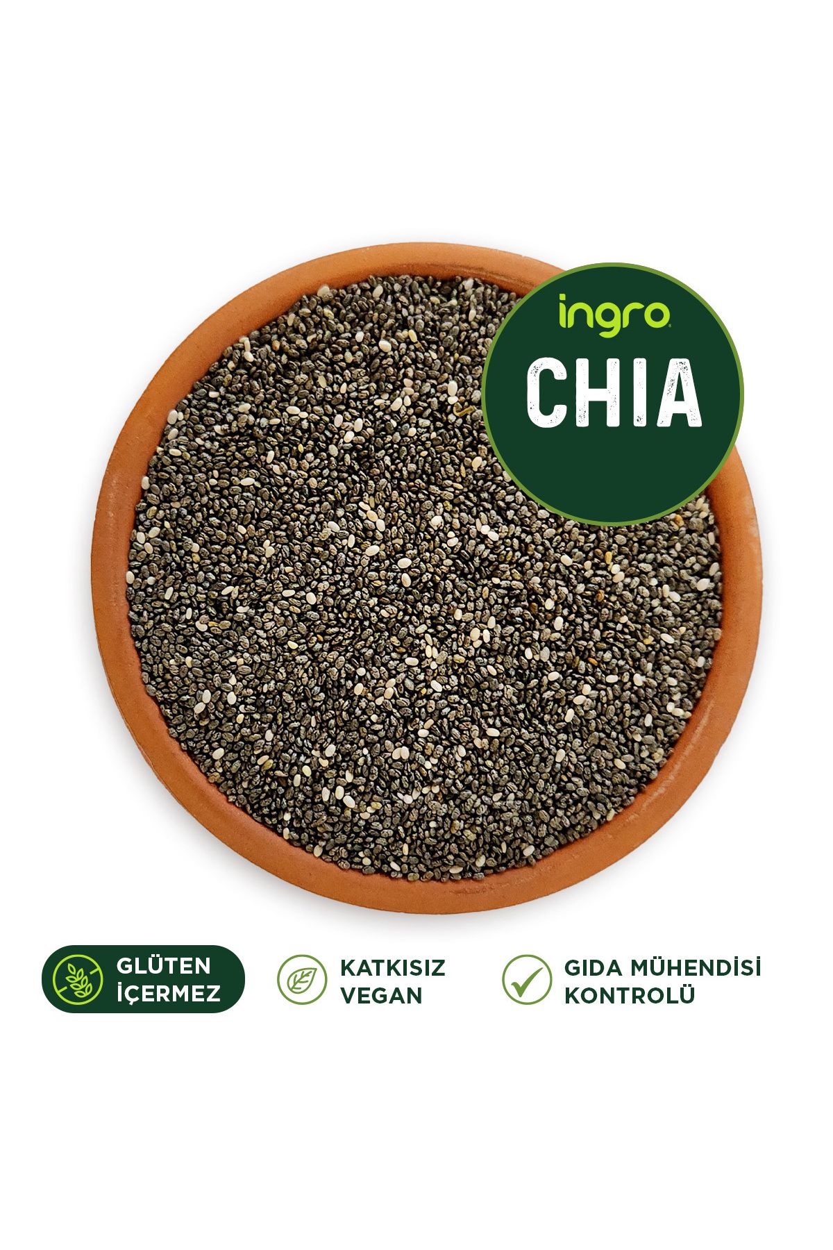 İngro Glutensiz Chia Tohumu 600 G