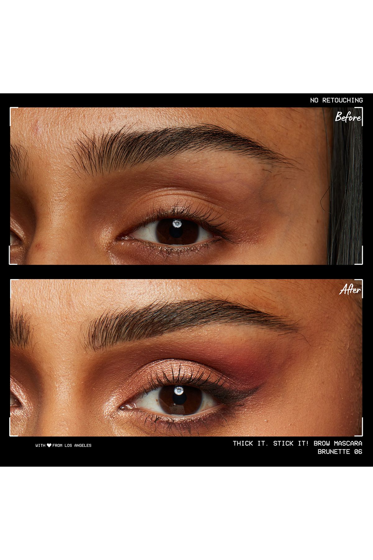 NYX Professional Makeup-| Thick It Stick It Thickening Brow Mascara, Eyebrow Gel - Brunette 5