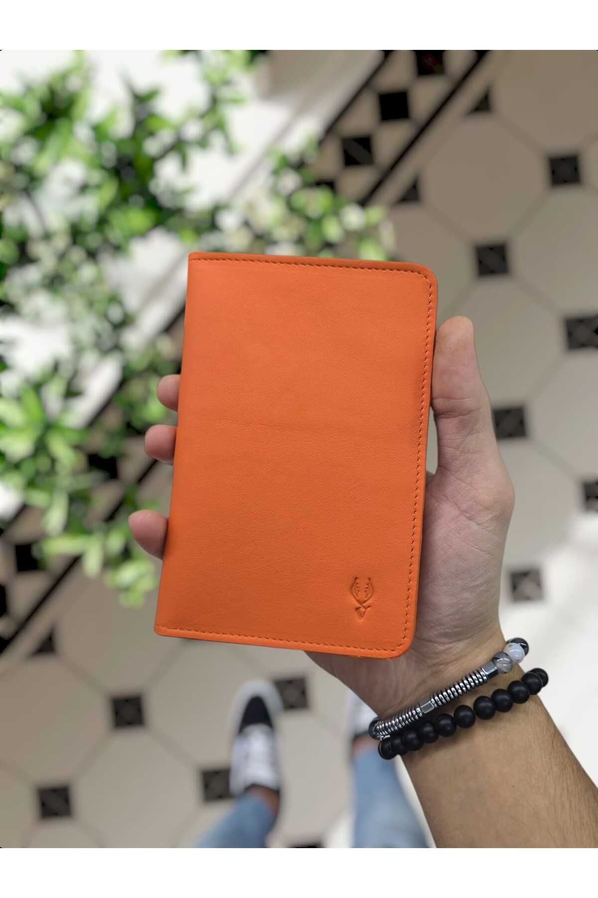 کیف پول زنانه 911 ORANGE COLOR WORLD WALLET BAG CARD MENS HOLY VİSSO