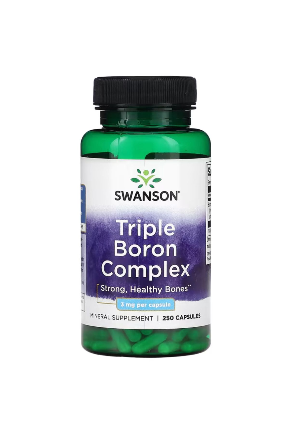 SWANSON Triple Boron Complex, 3 mg , 250 Capsules vr444