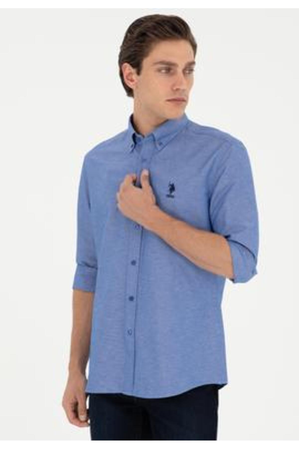 U.S. Polo Assn. Gox024k Saks Erkek Gömlek 1958930 — سرمه‌ای 5003204486