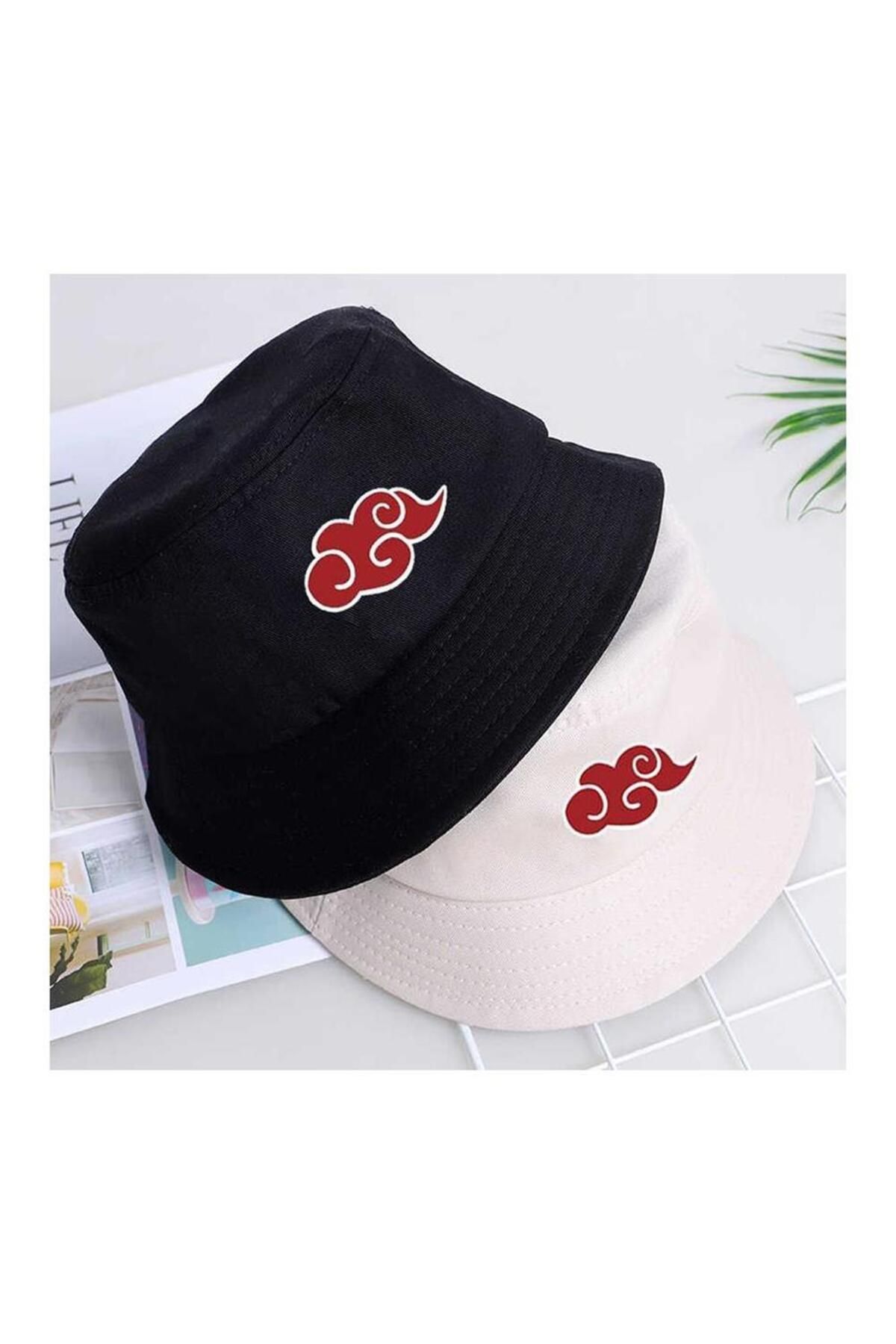 Karakedi Anime Naruto Shippuden: Akatsuki Clouds Bucket Şapka