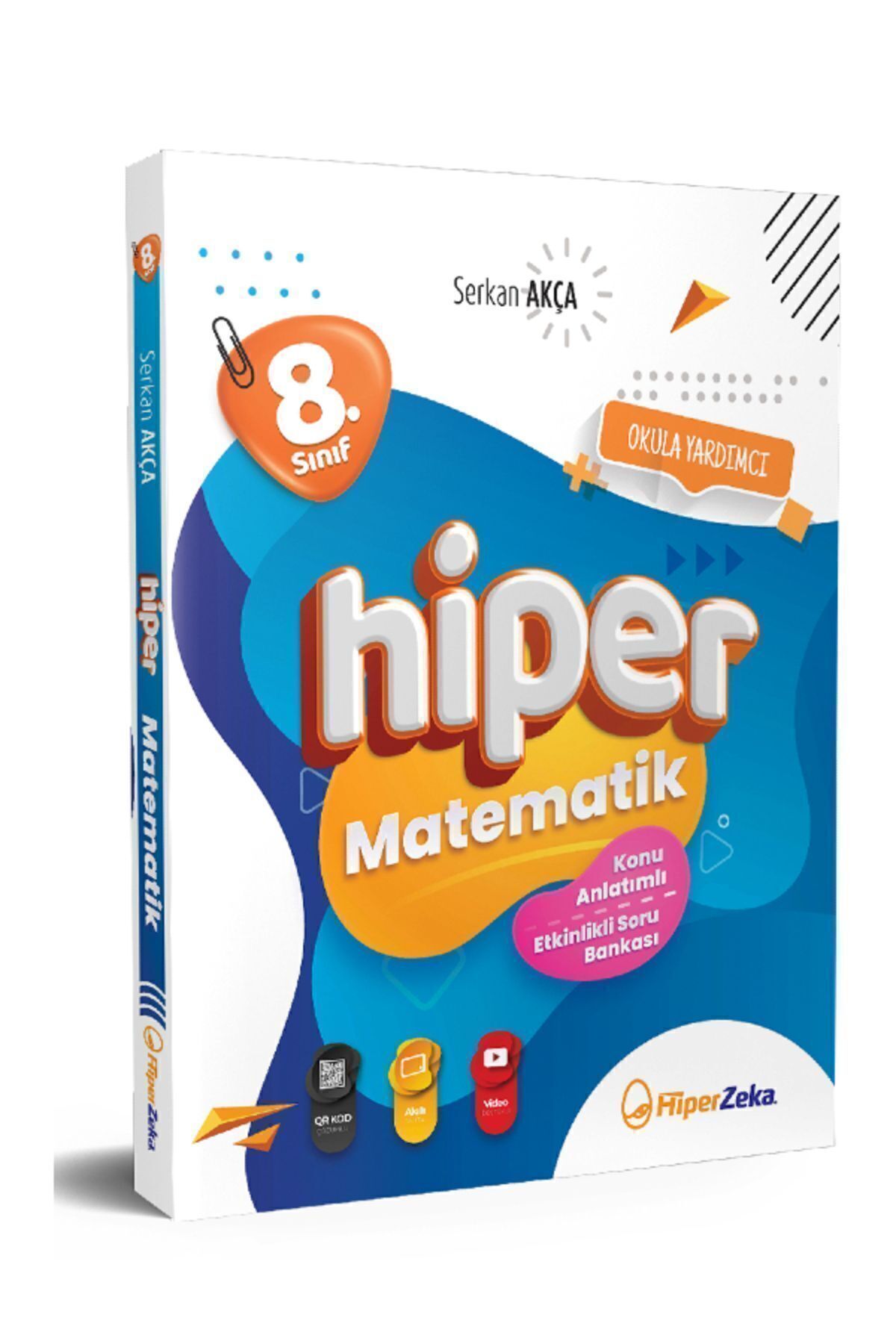 Hiper Zeka Yayınları 8. Sınıf Hiper Matematik Konu Anlatımlı & Etkinlikli Soru Bankası Nw | Serkan Akça