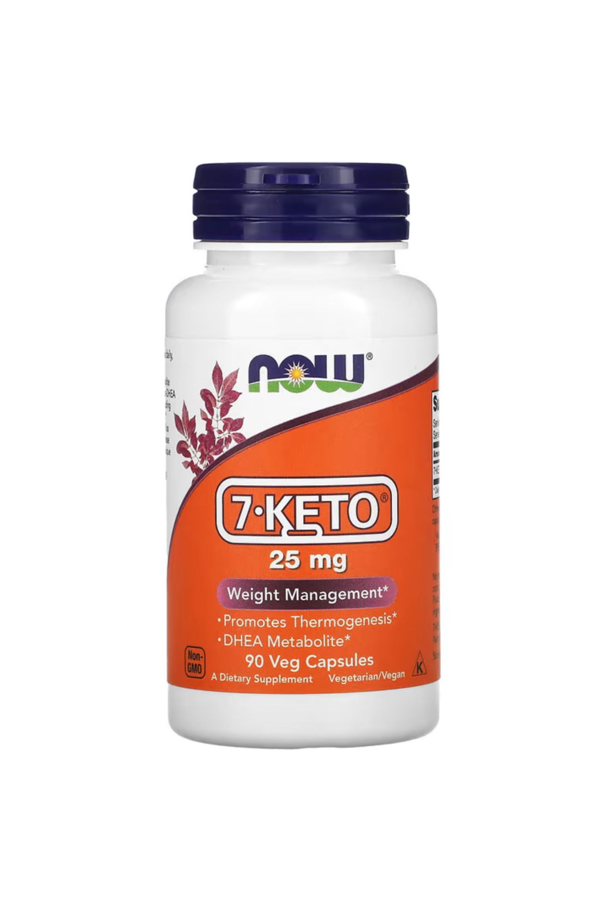 Now Foods, 7-KETO, 25 mg, 90 Veg Capsules vr.8975