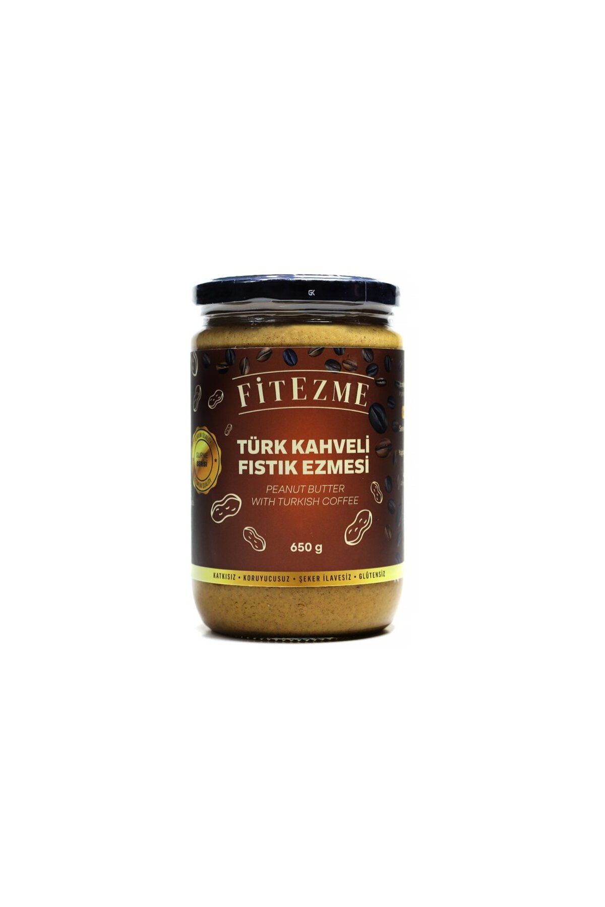 fitezme Türk Kahveli Fıstık Ezmesi ( Yer Fıstığı ) 650g