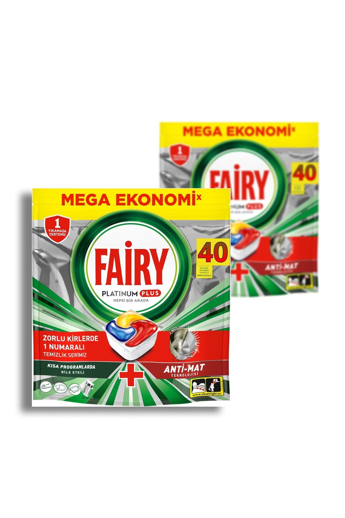 Fairy Favori 4040 - Fairy Platinum Plus 40 (2 adet)