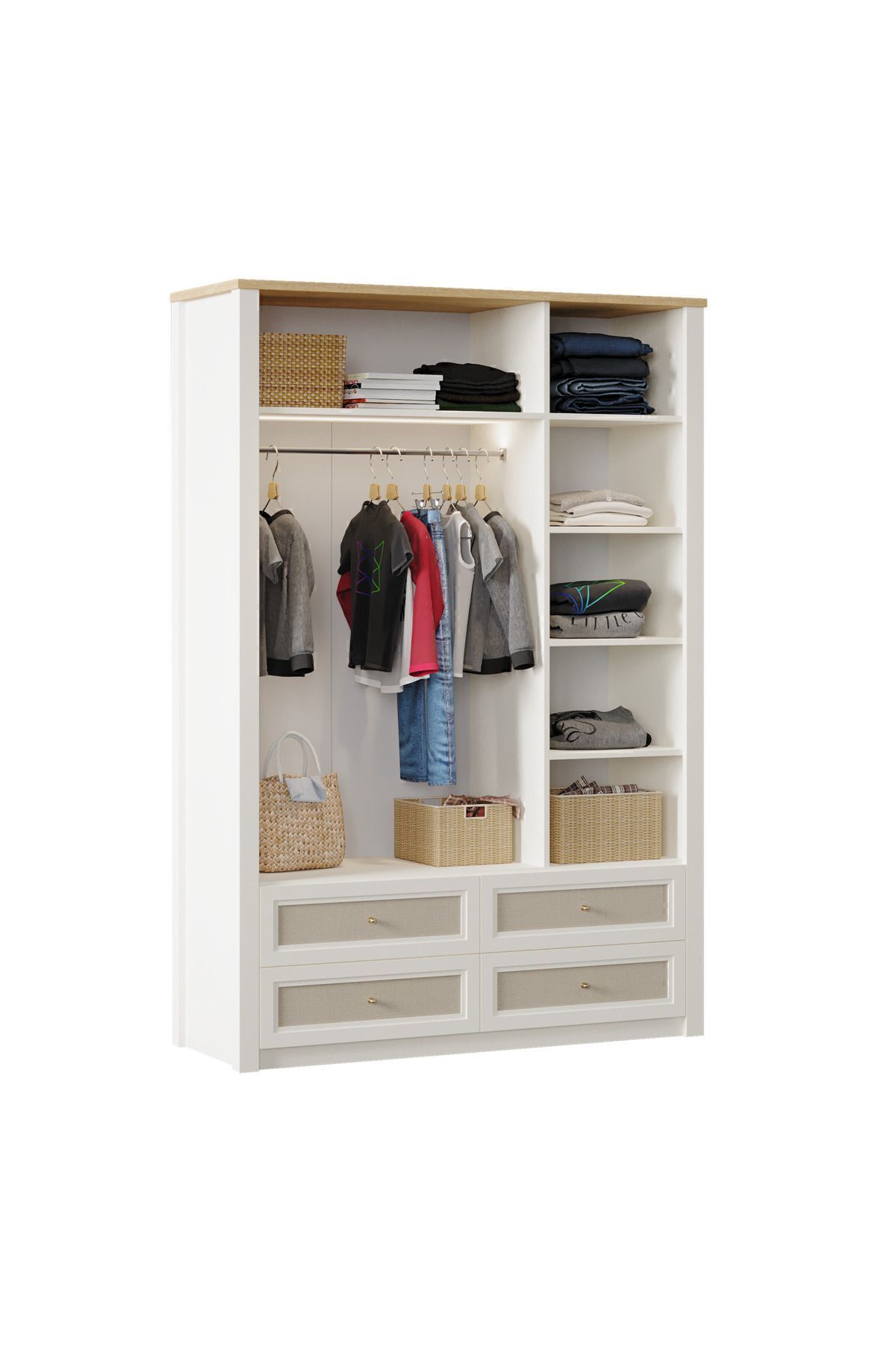 Almila Corso 3 Kapaklı ve Çekmeceli Dolap fotoğrafı 6 (önizleme)