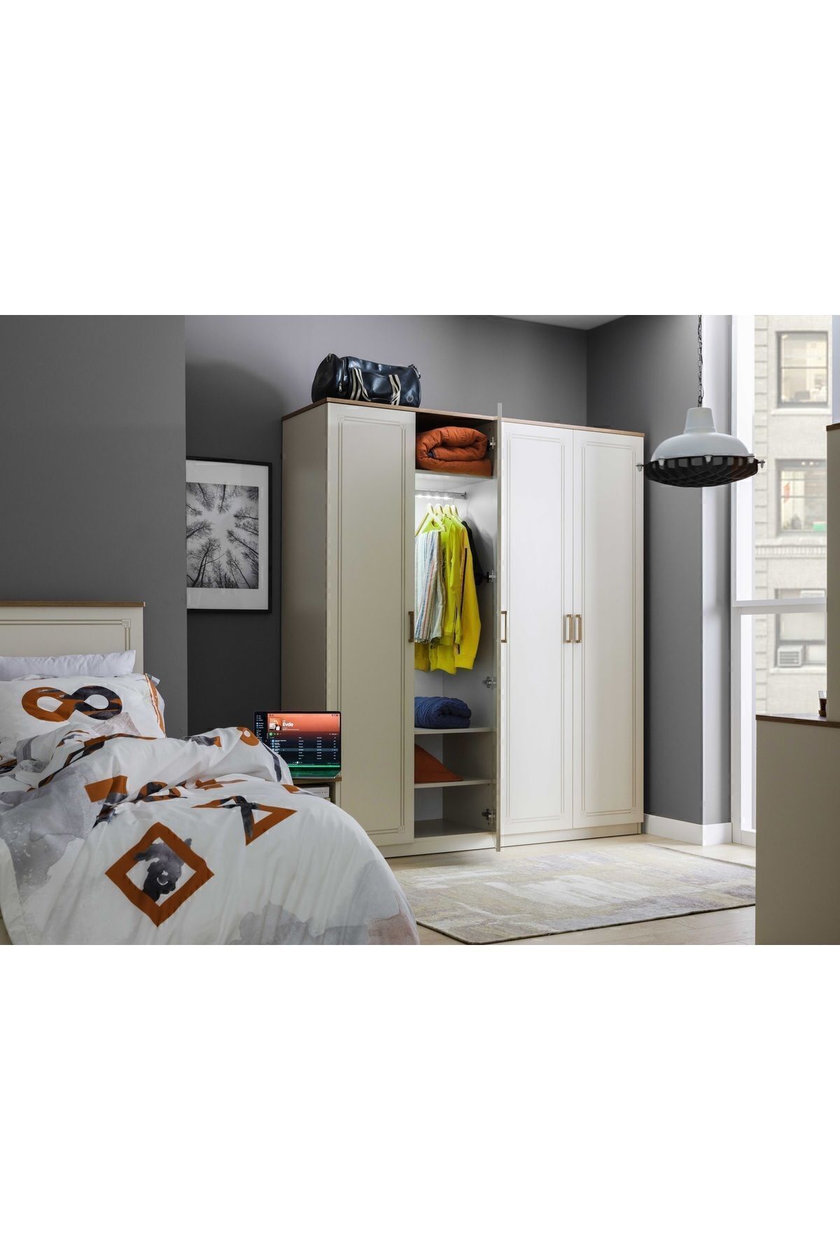 Almila Story 4 Kapaklı Dolap fotoğrafı 2 (önizleme)