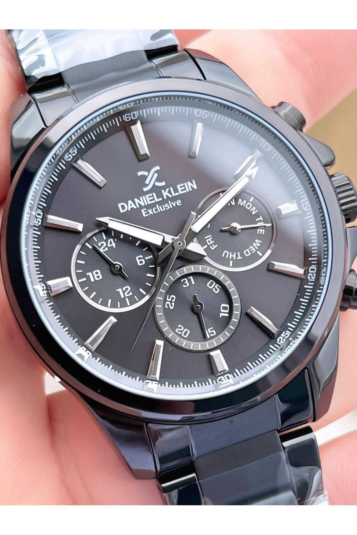 Daniel Klein-Men Wrist Watch with Inner Functions Active 30 Mt Water Resistant Fdk.10587F6 2