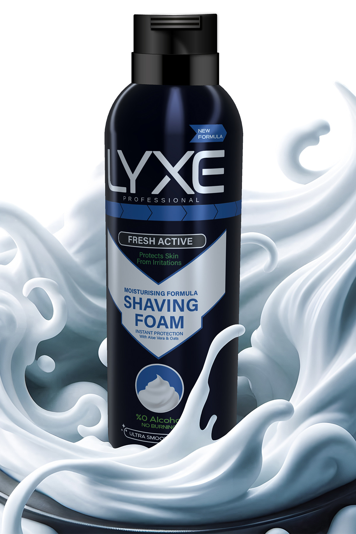 Fresh Active Tıraş Köpüğü, 200 ml — LYX_0007 — تصویر 3 از 4