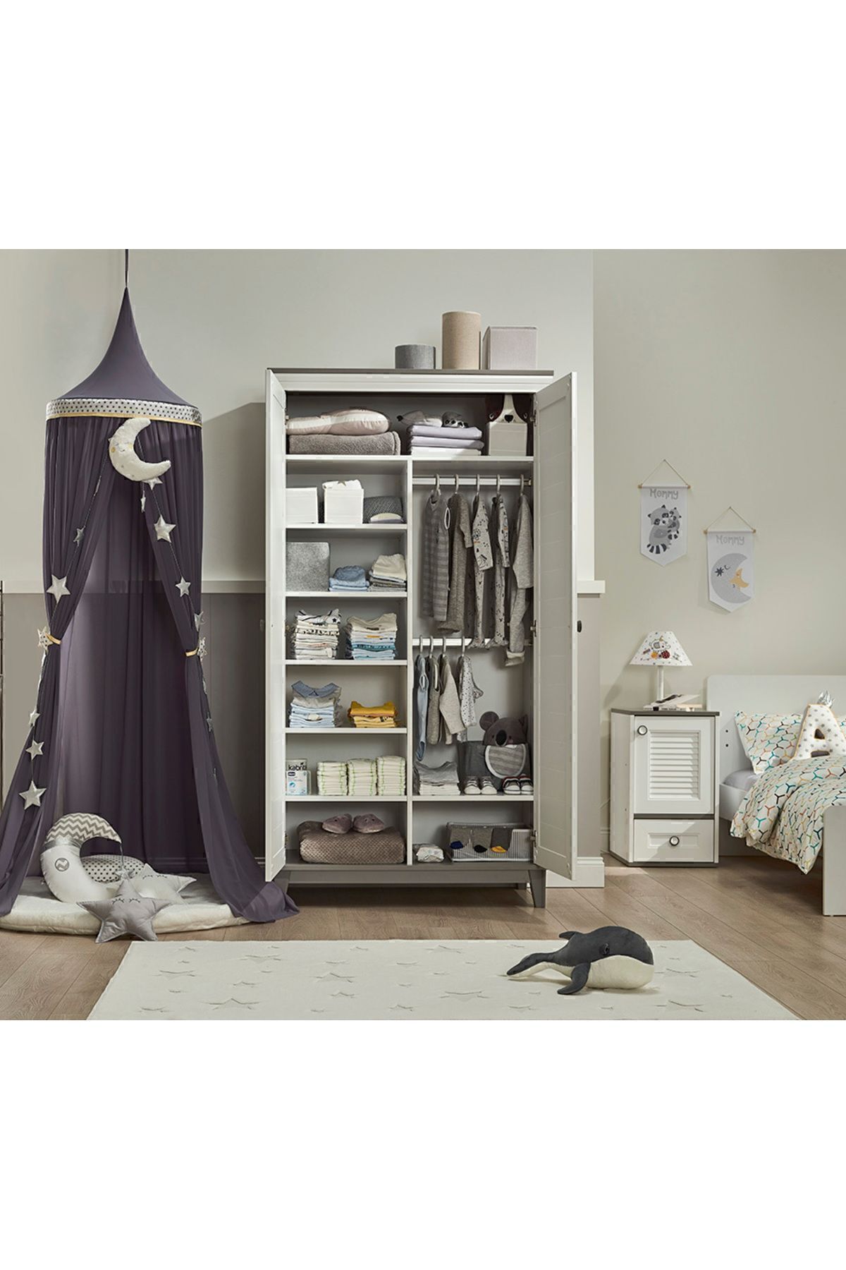 Almila Mia 2 Kapaklı Dolap fotoğrafı 2 (önizleme)