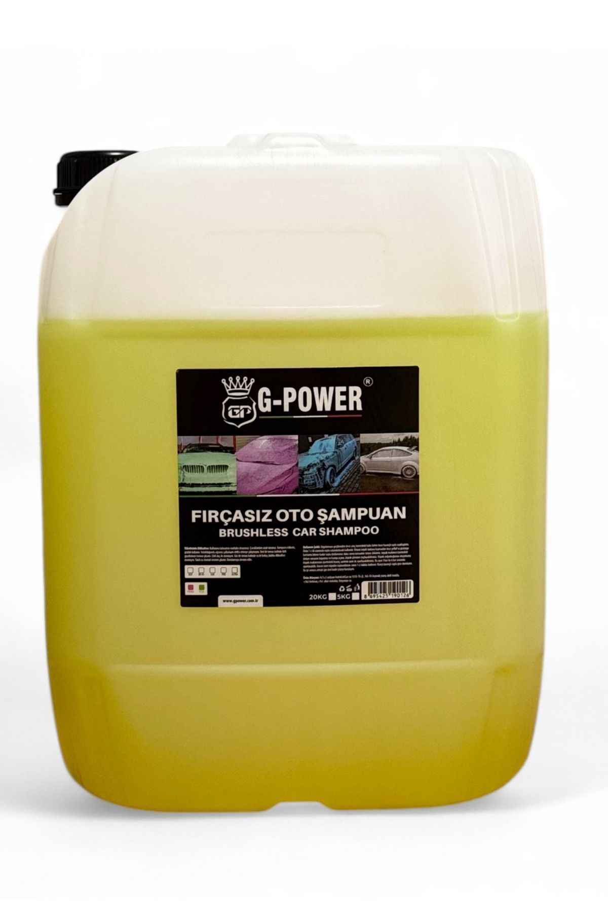 G POWER Fırçasız Cilalı Oto Şampuanı 1/60 Konsantre 20 KG YP01